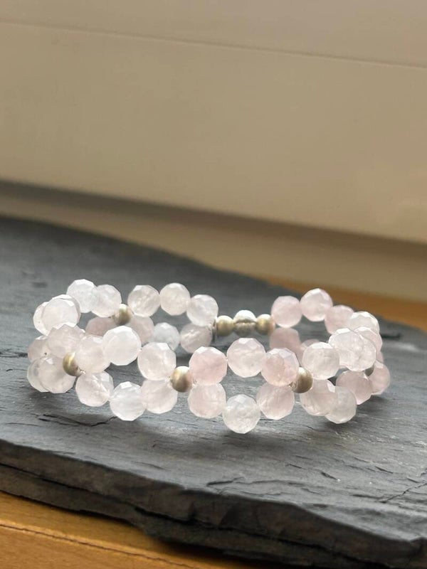 Armband - Rosenquarz (A830)