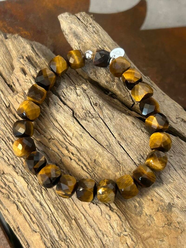 (Männer-) Armband - Tigerauge (A801)