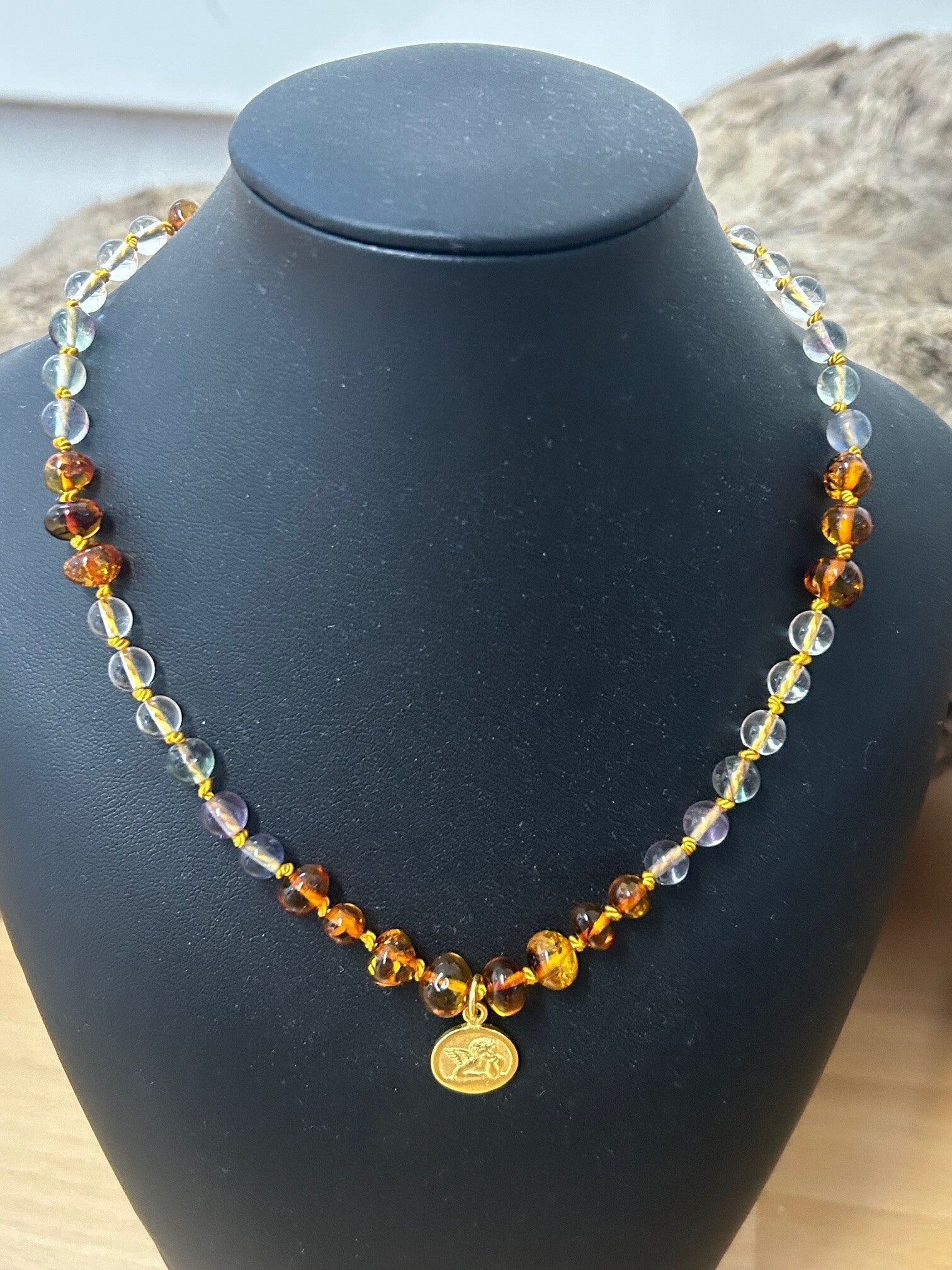 Kinder-Halskette - Schutzengel (H438)