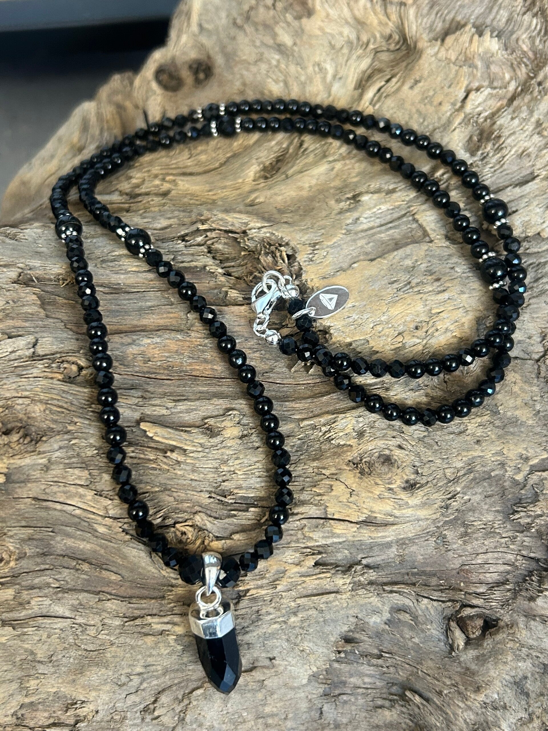 Halskette - Turmalin Schörl (H575)