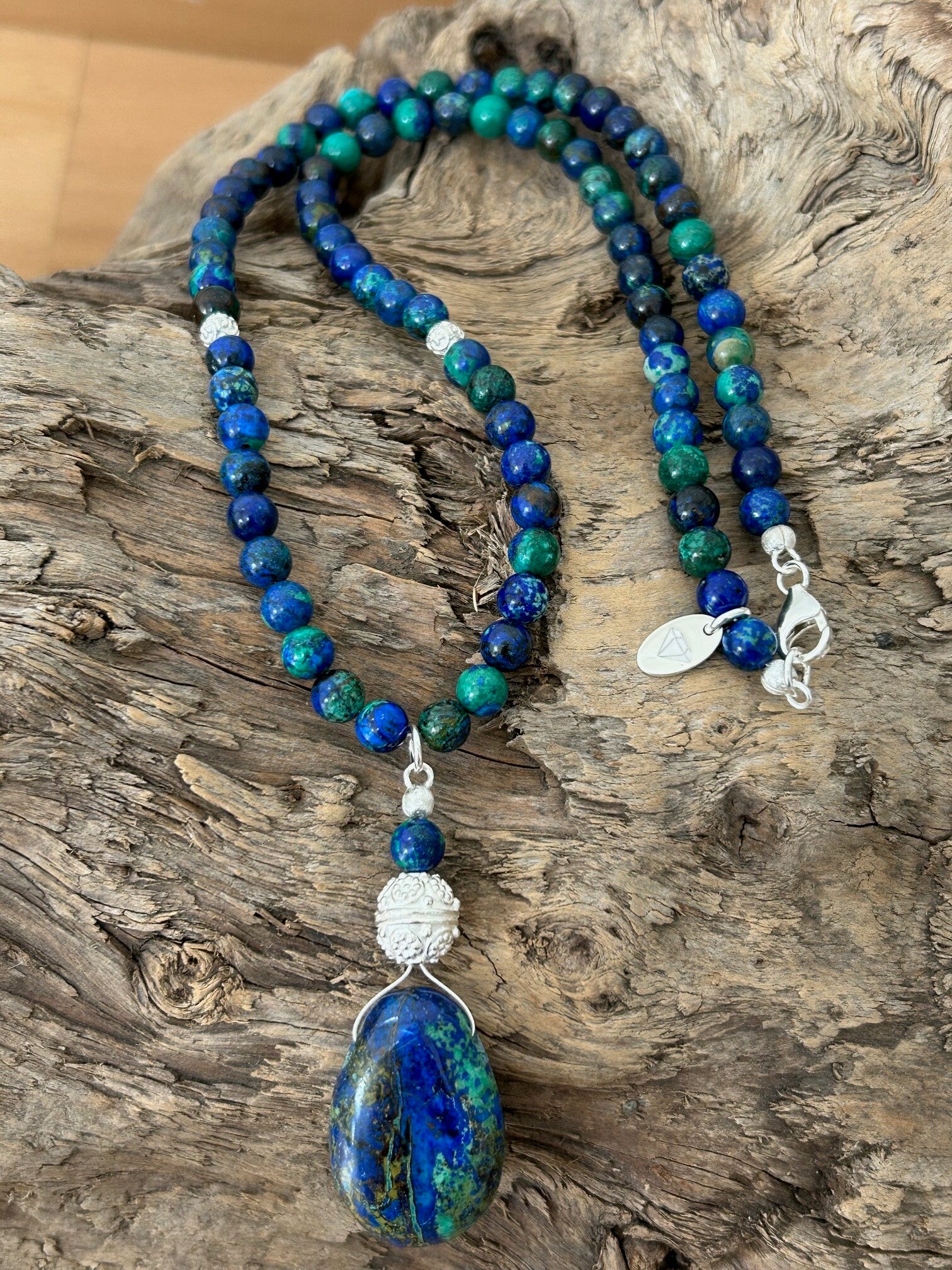 Halskette - Azurit-Malachit (H395)