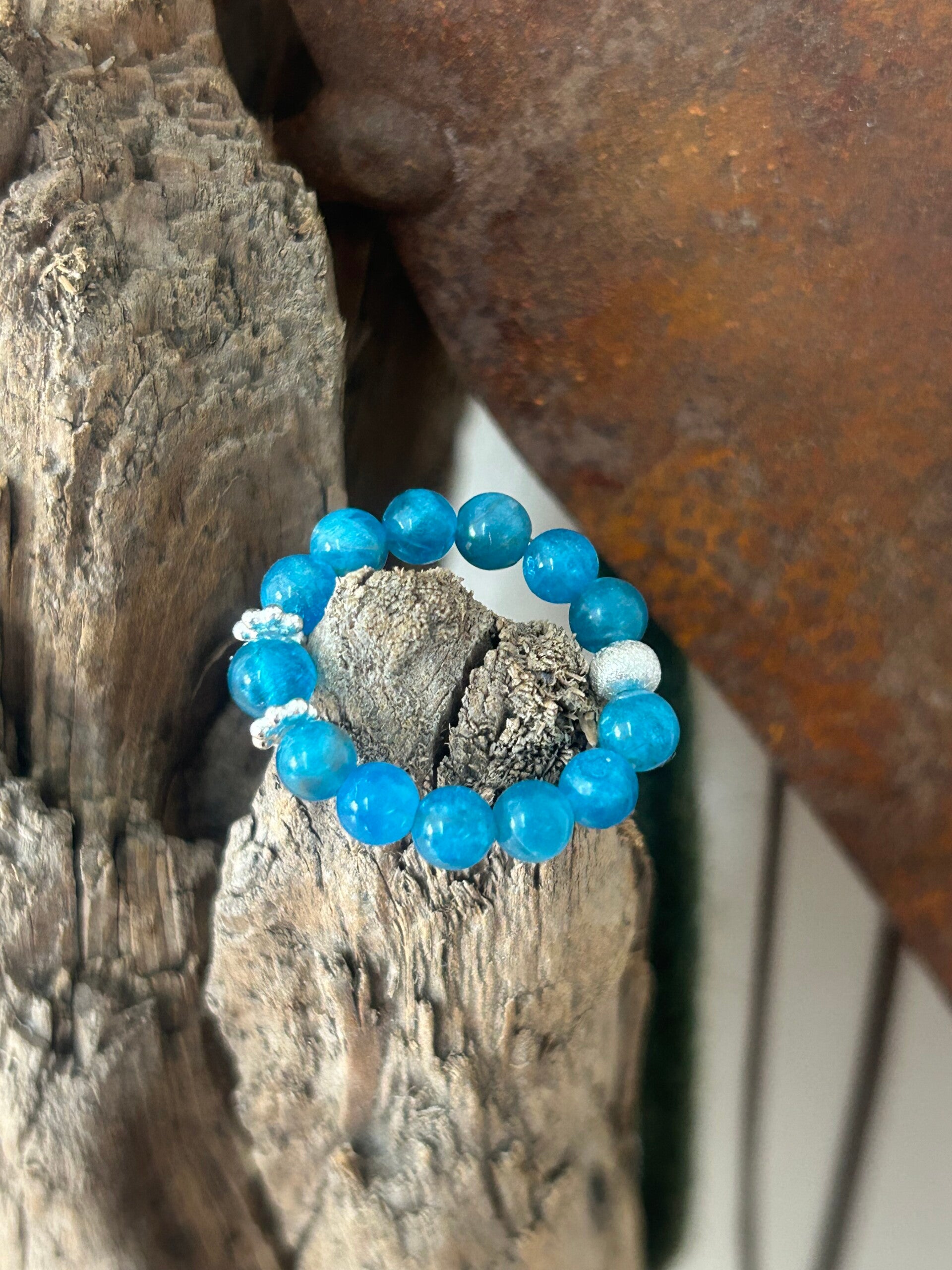 Fingerring - Apatit blau (R078)