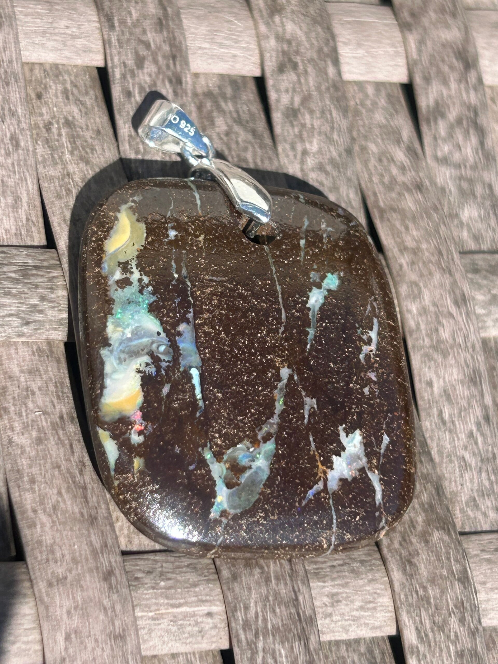 Anhänger - Boulder Opal Australien (H486)