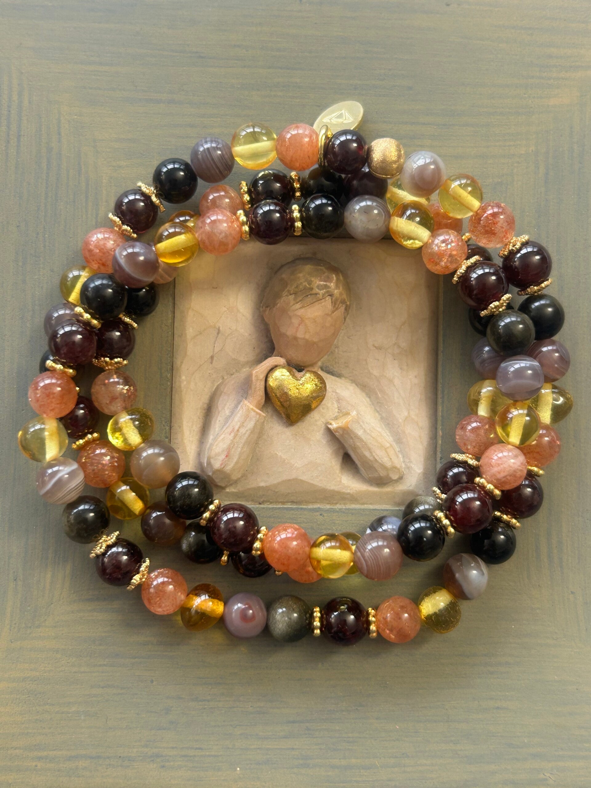 Wickelarmband (3-fach) - das Glückliche (A815)