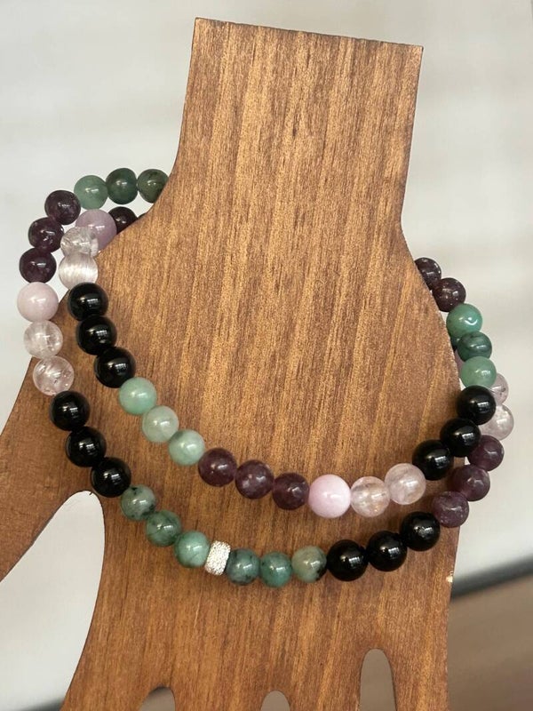 Armband (2-fach) - Wickelarmband - das Stärkende (A777)