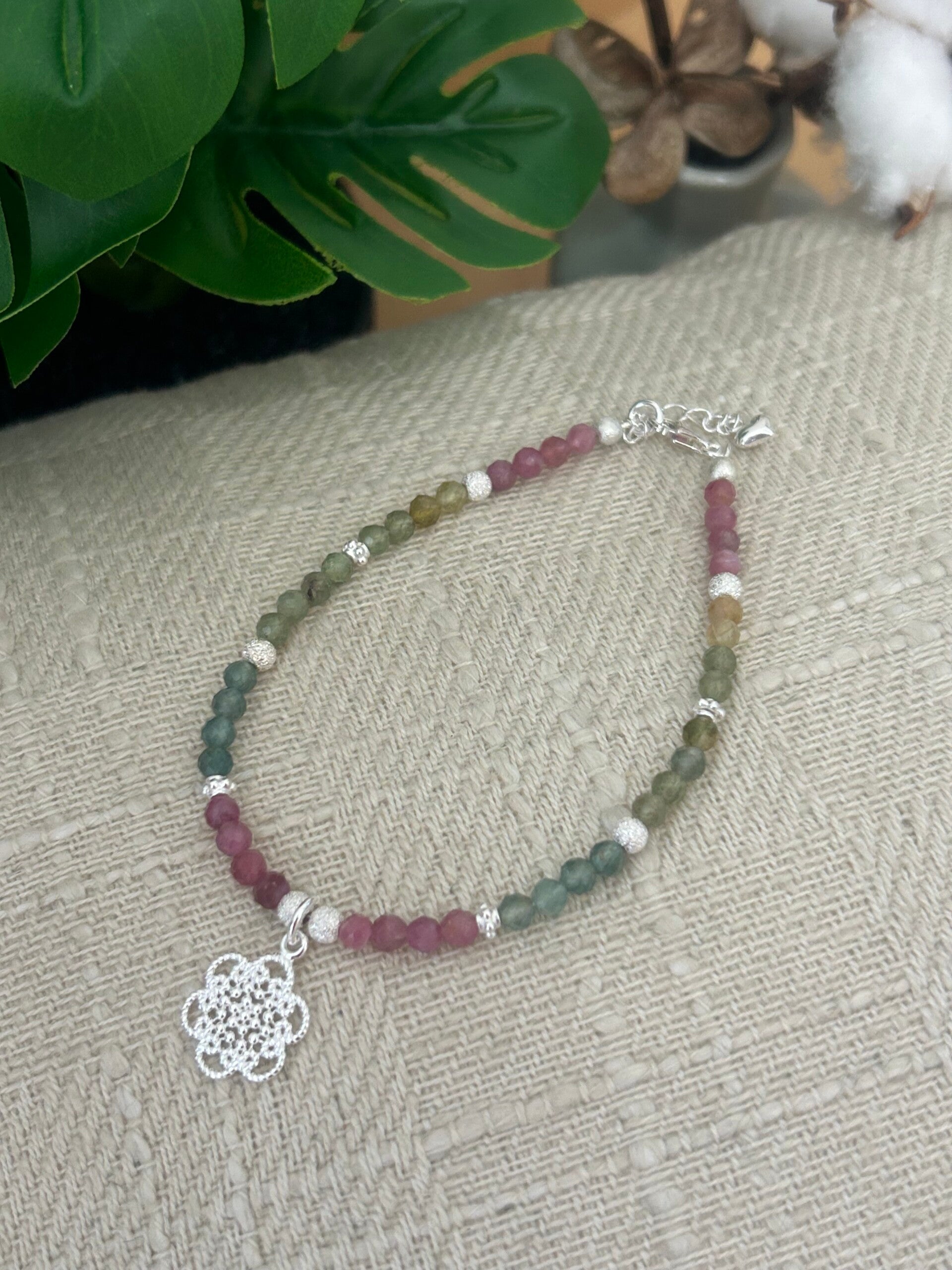 Fussketteli - Turmalin bunt (F133)