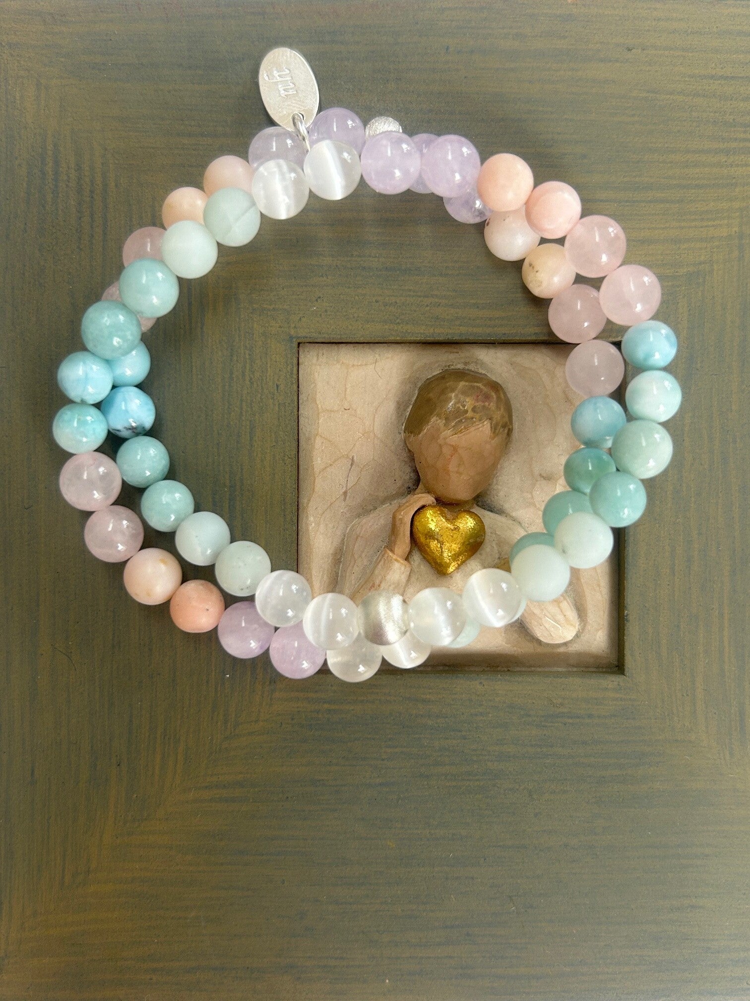 Wickelarmband (2-fach) - Ein Traum aus Pastell (A711)