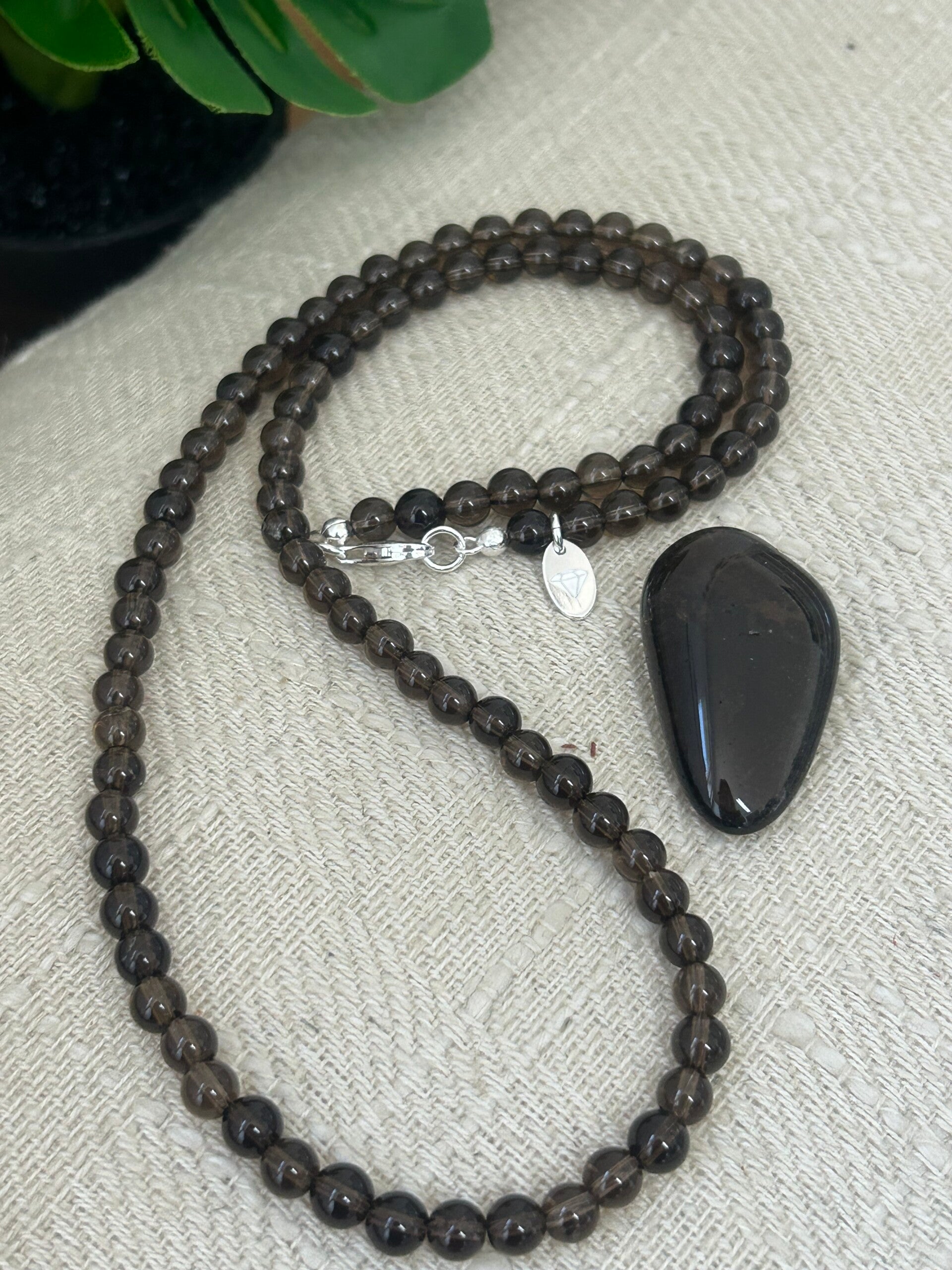 Halskette - Rauchquarz (H505)