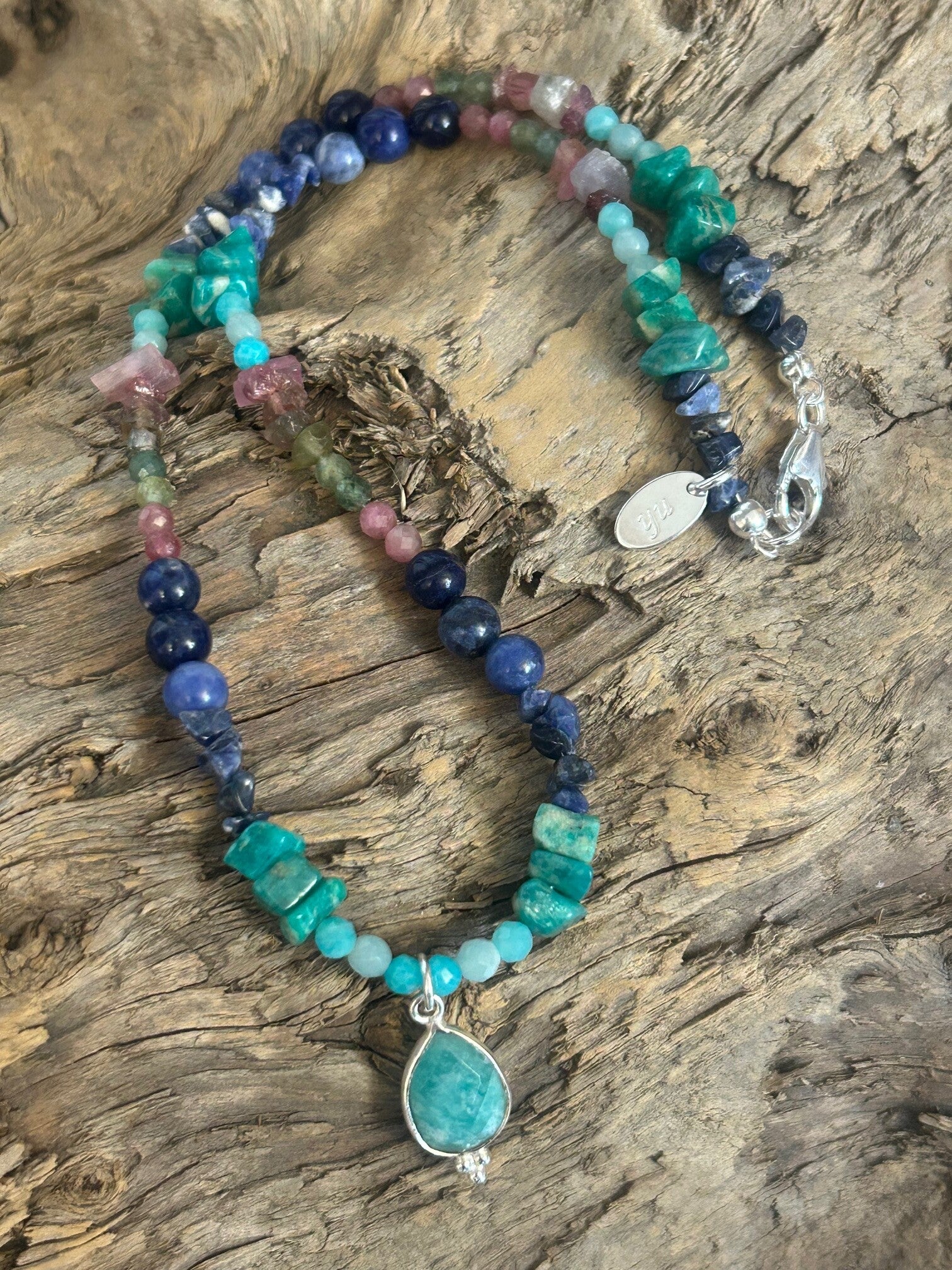 Halskette - Sei der Farbtupf in deinem Leben! (H600)