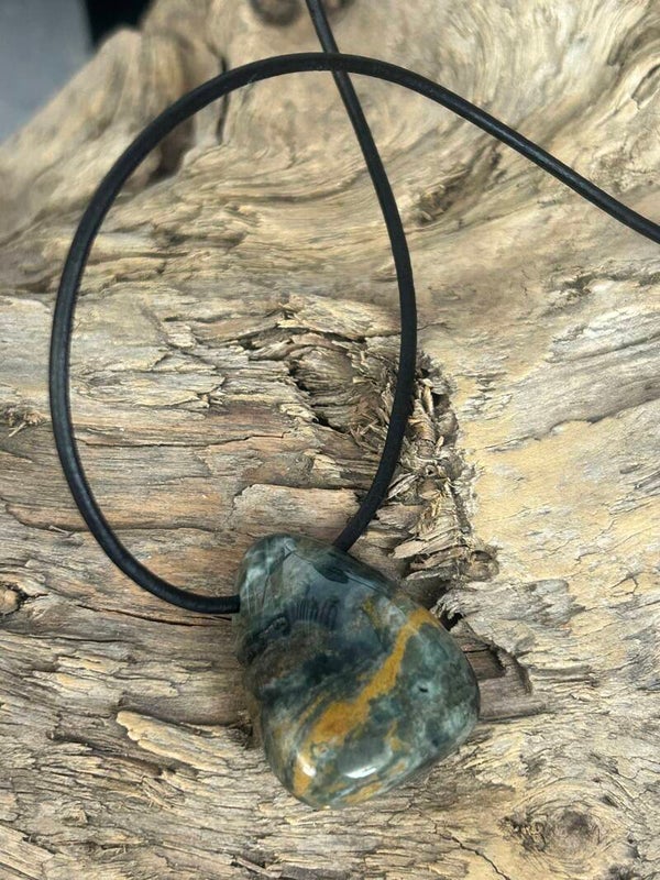 Halskette - Ozean-Achat (H568)