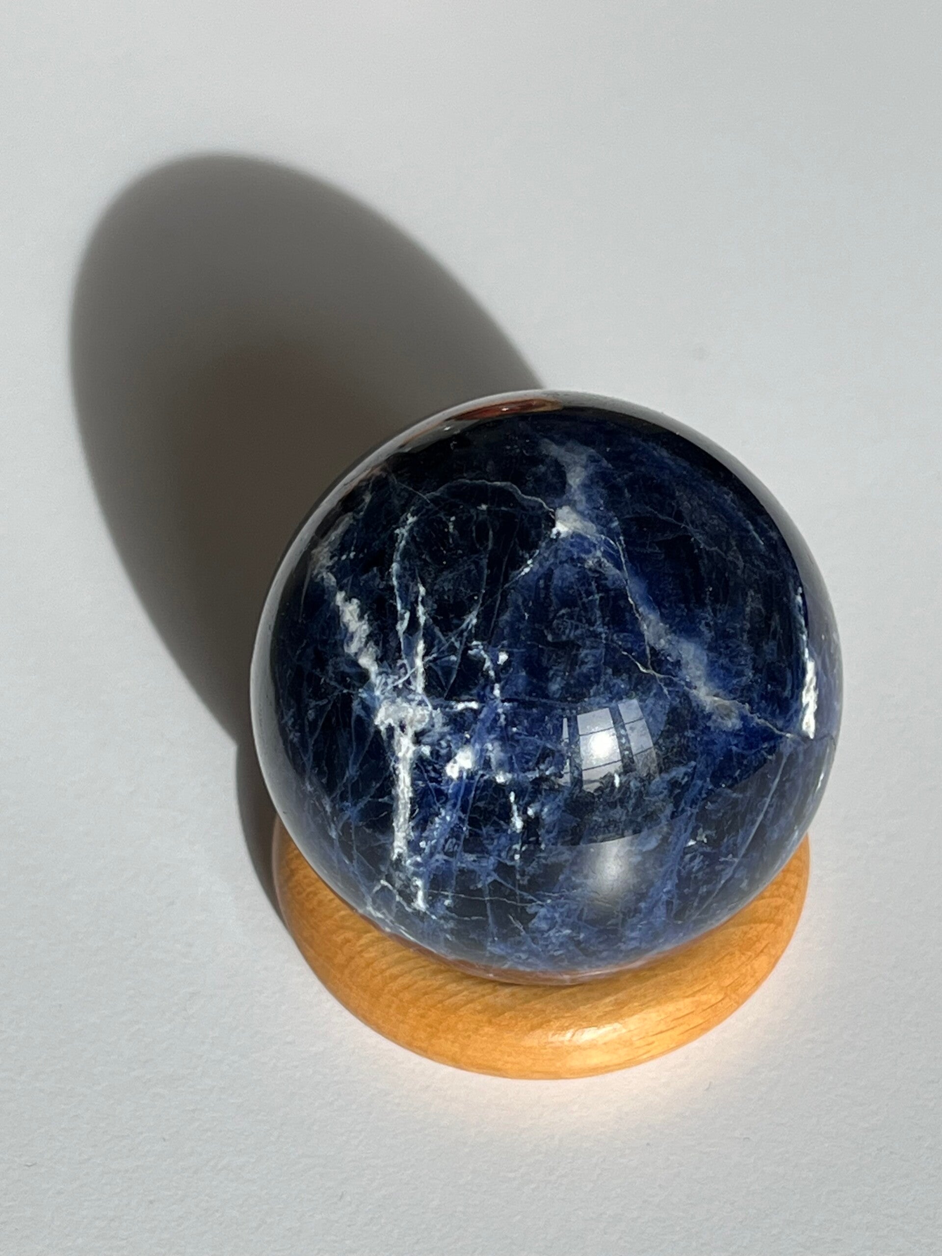 Stein-Kugel - Sodalith (D036)