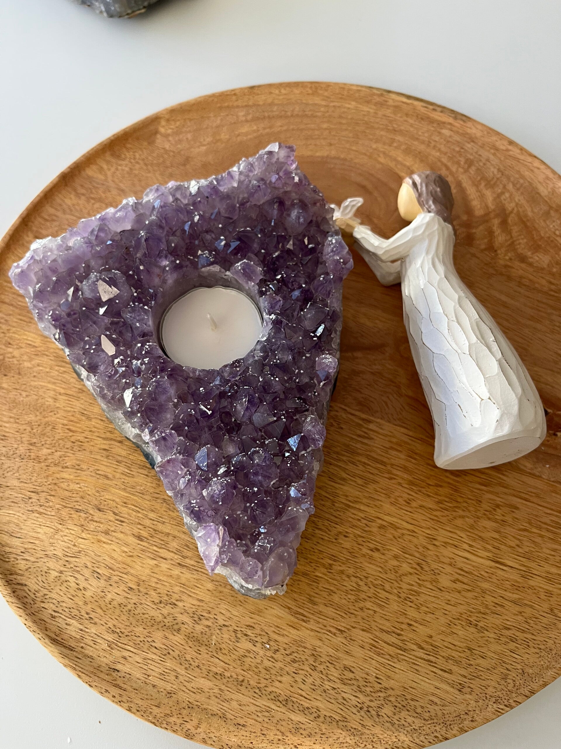 Windlicht - Amethyst Druse (D002)