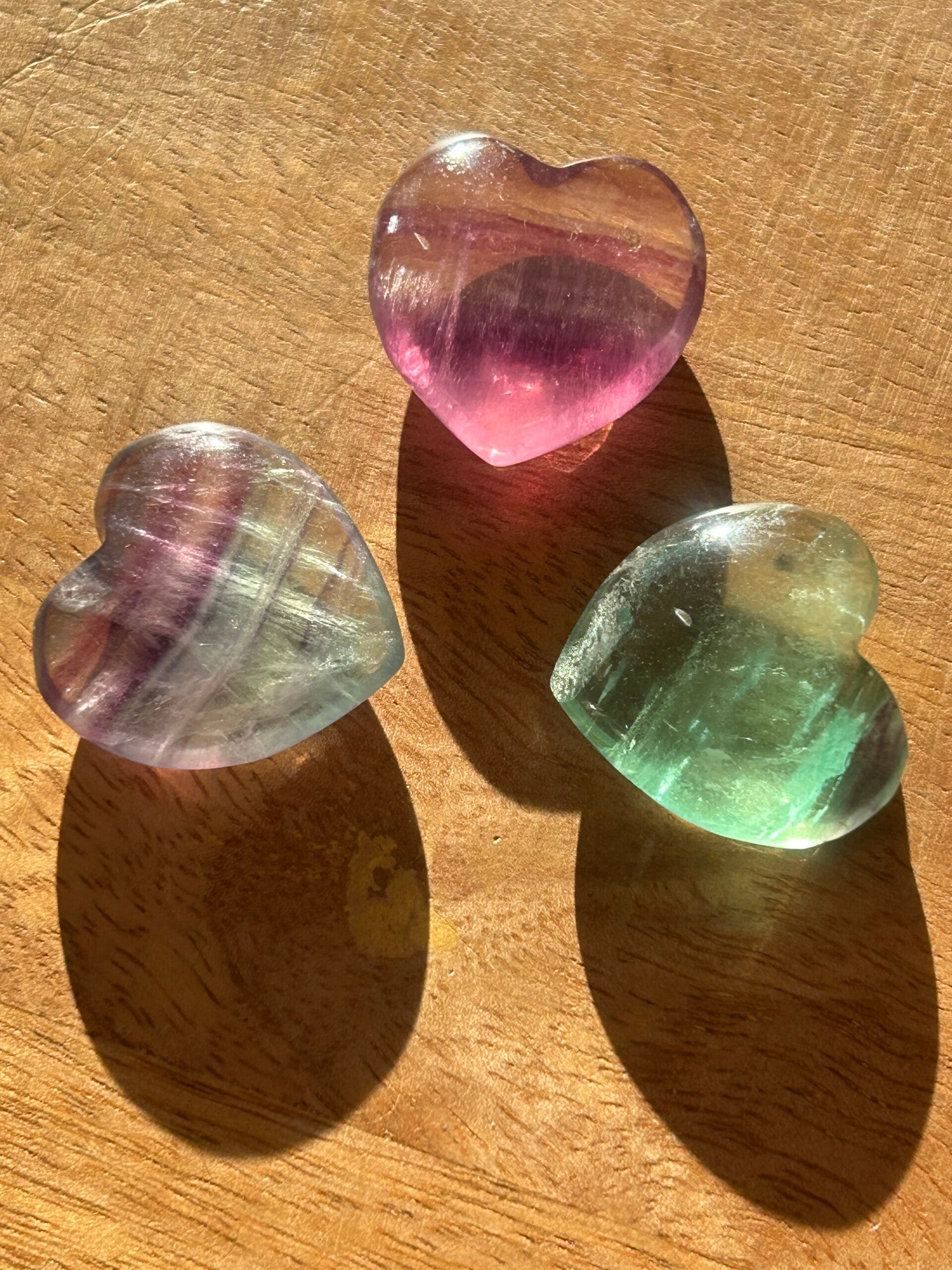 Fluorit Regenbogen - Steinherz (Z049)