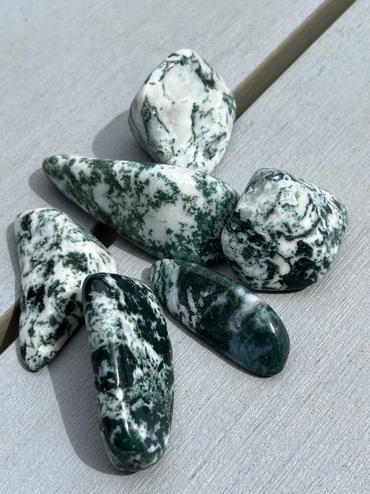 Baum-Achat - Trommelsteine