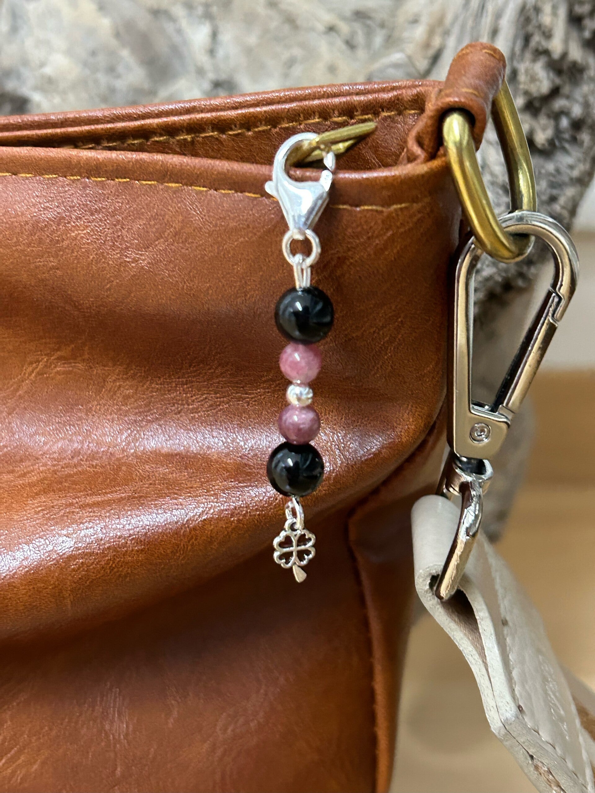 Glücksbringer - Turmalin Kleeblatt (V002)