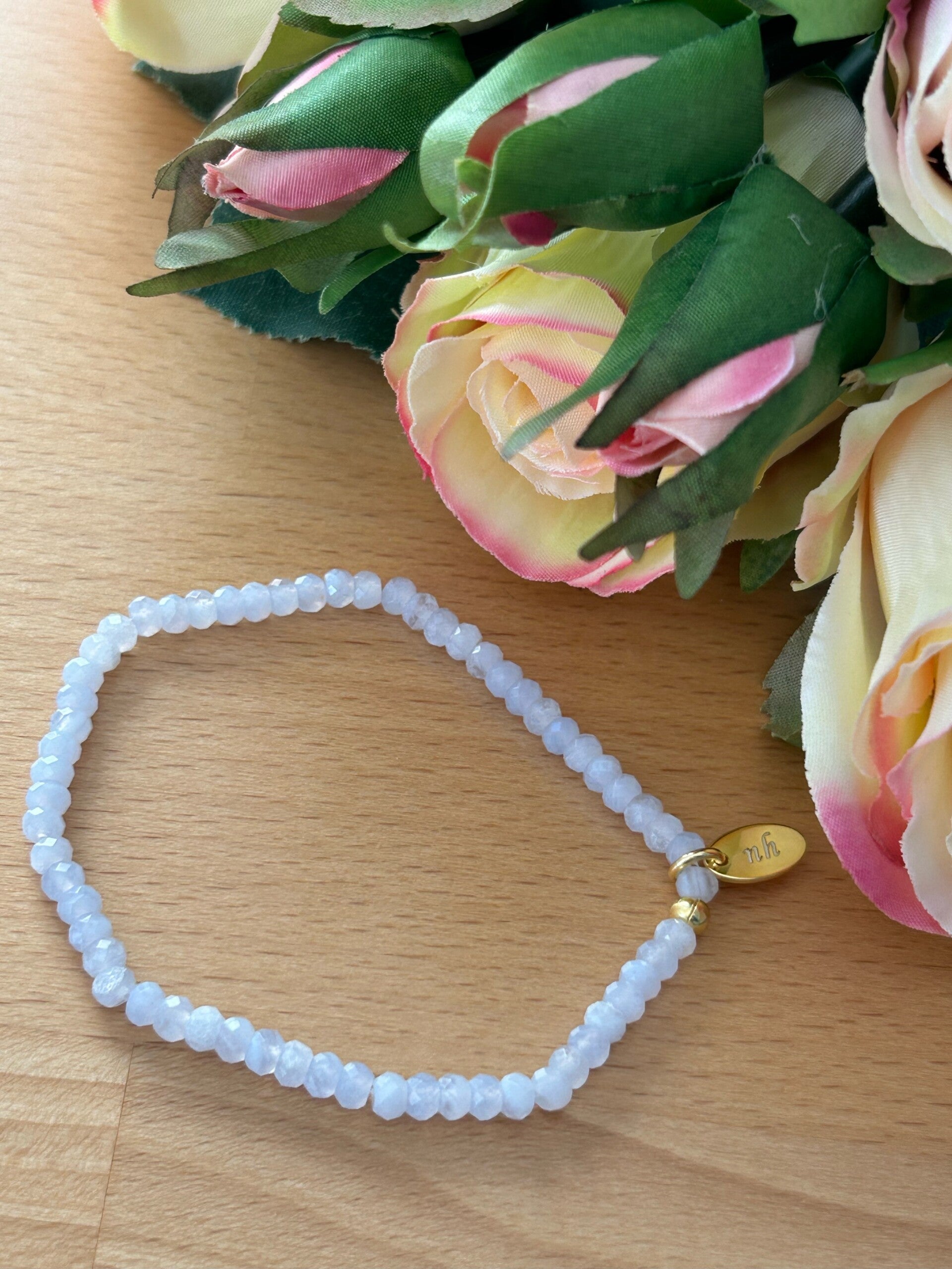 Armband - Chalcedon blau (A409)