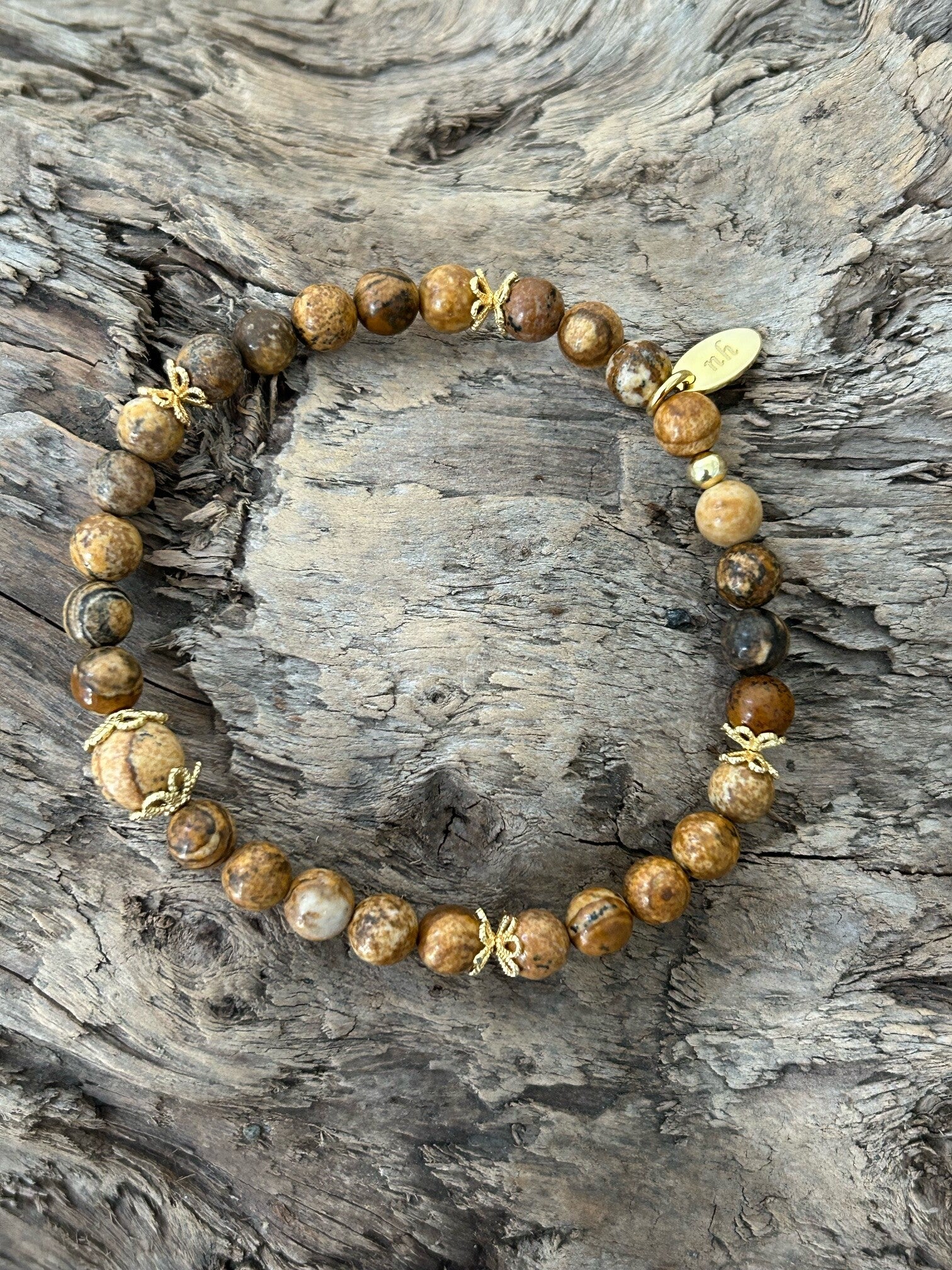 Armband - Landschaftsjaspis (A363)