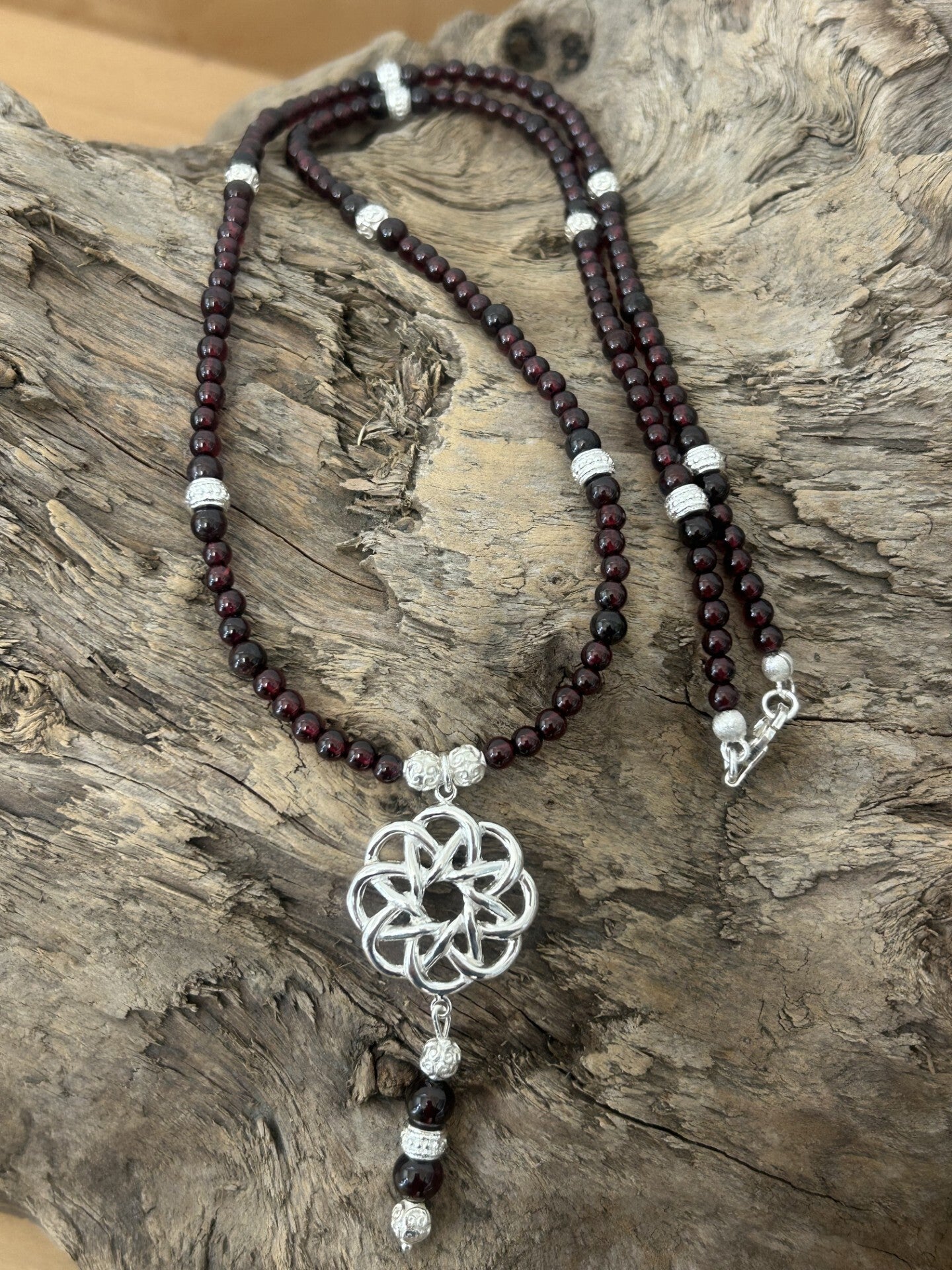 Halskette - Granat (H411)