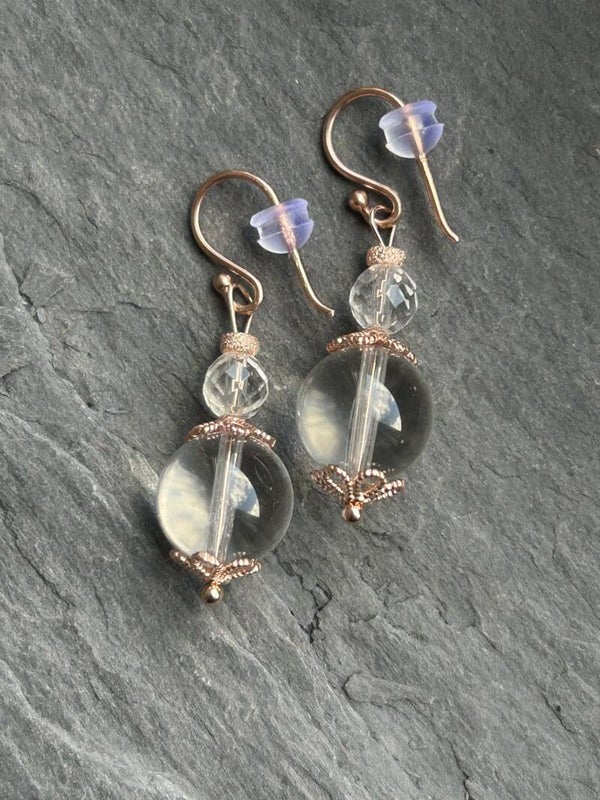 Ohrringe - Bergkristall (O552)