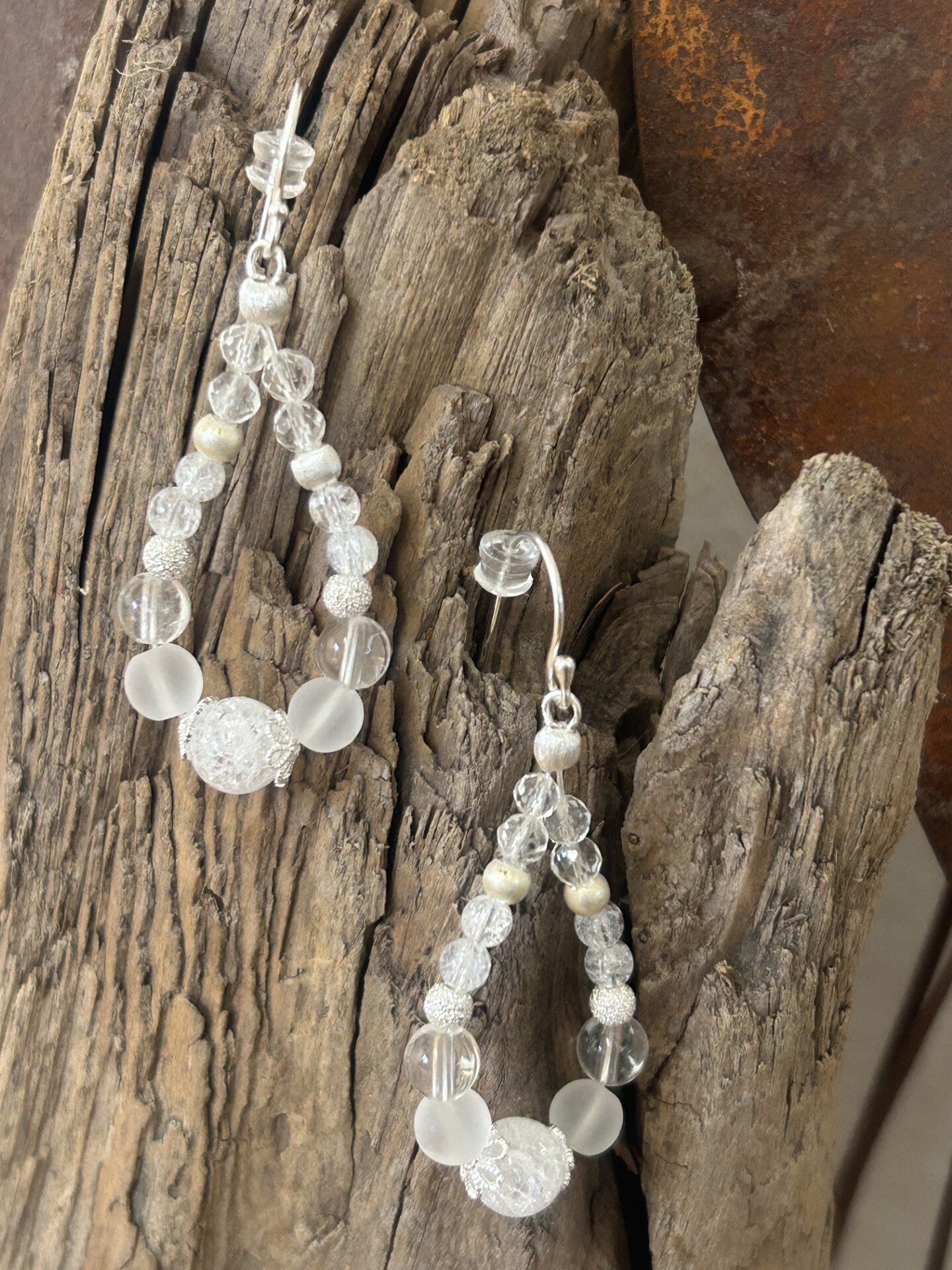 Ohrringe - die Kraft des Bergkristalls (O475)