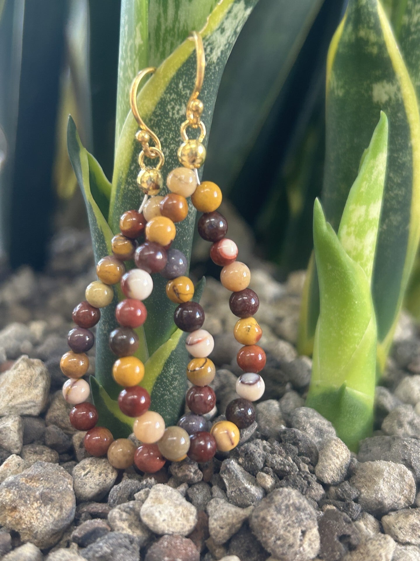 Ohrringe - Mookait (O473)