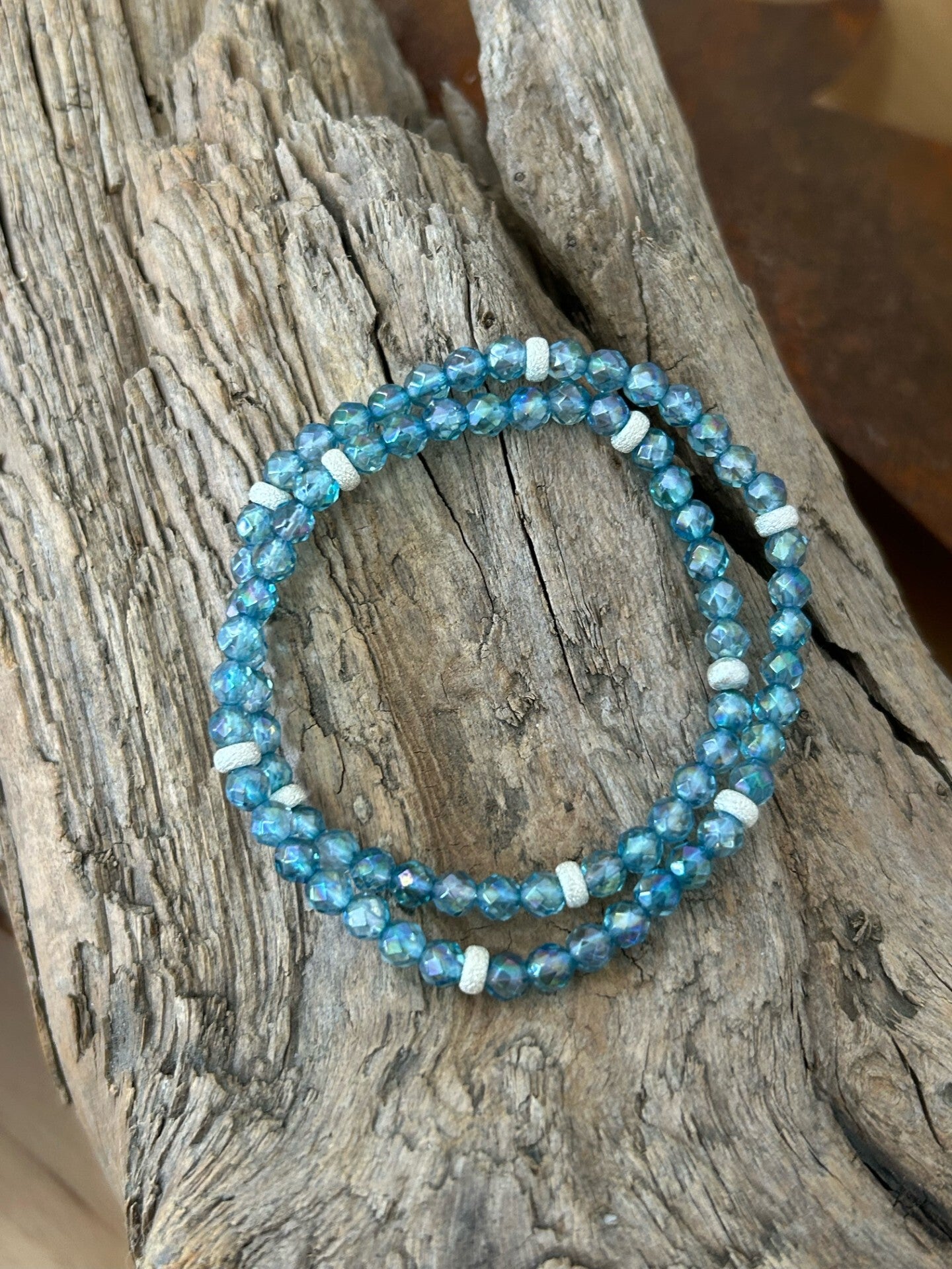 Armband (2-fach) - Aqua Aura (A456)