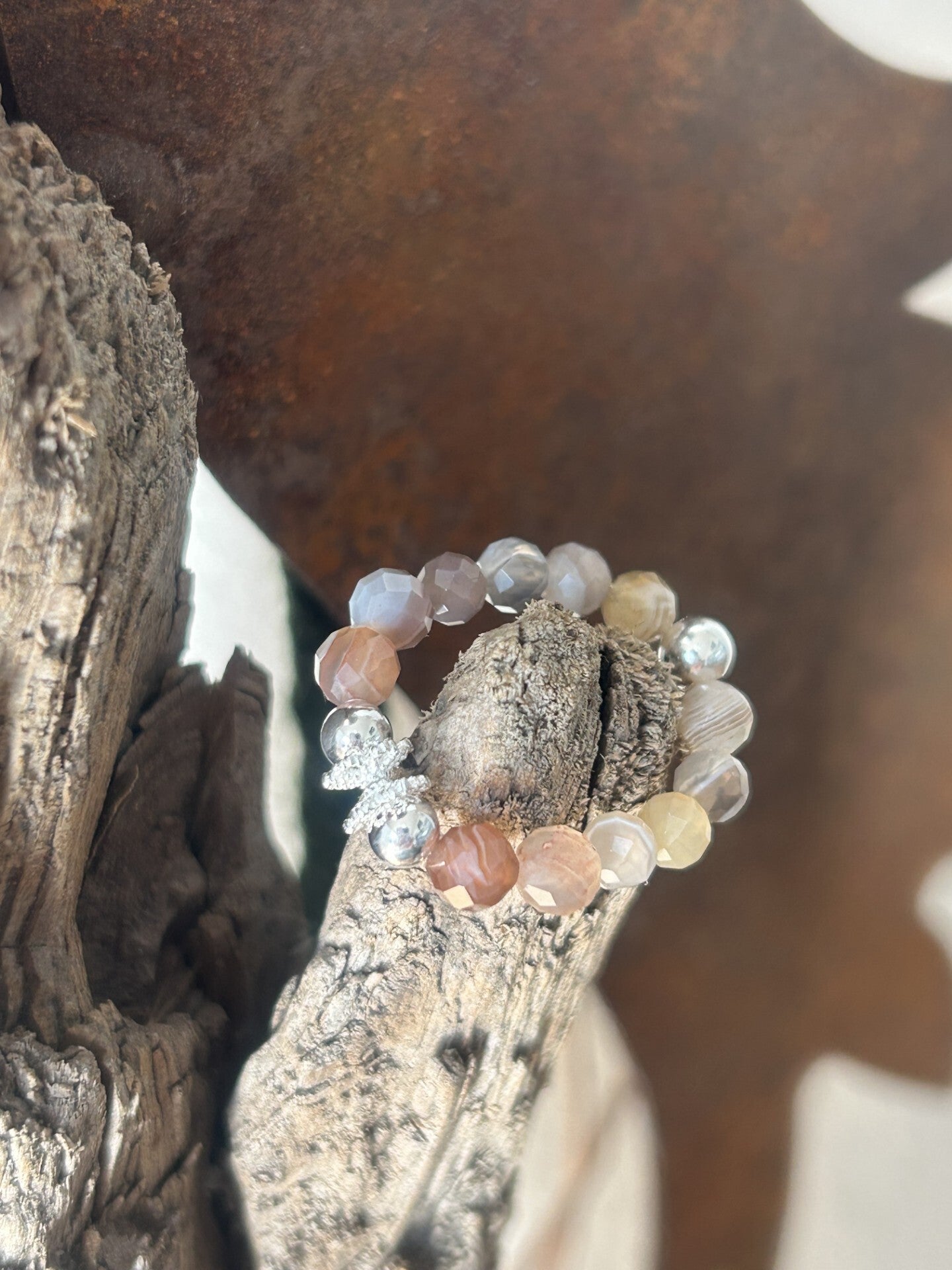 Fingerring - Achat Botswana (R092)