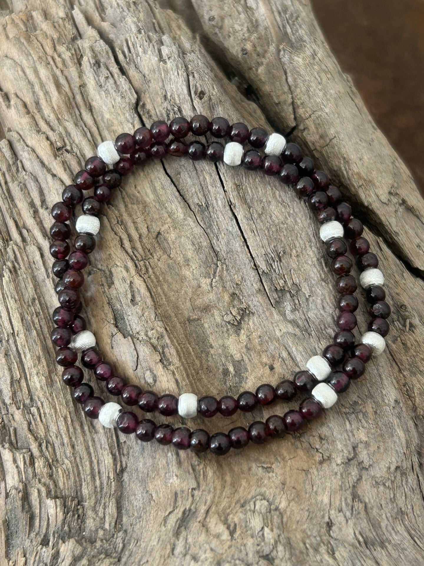 Armband (2-fach) - Granat (A571)