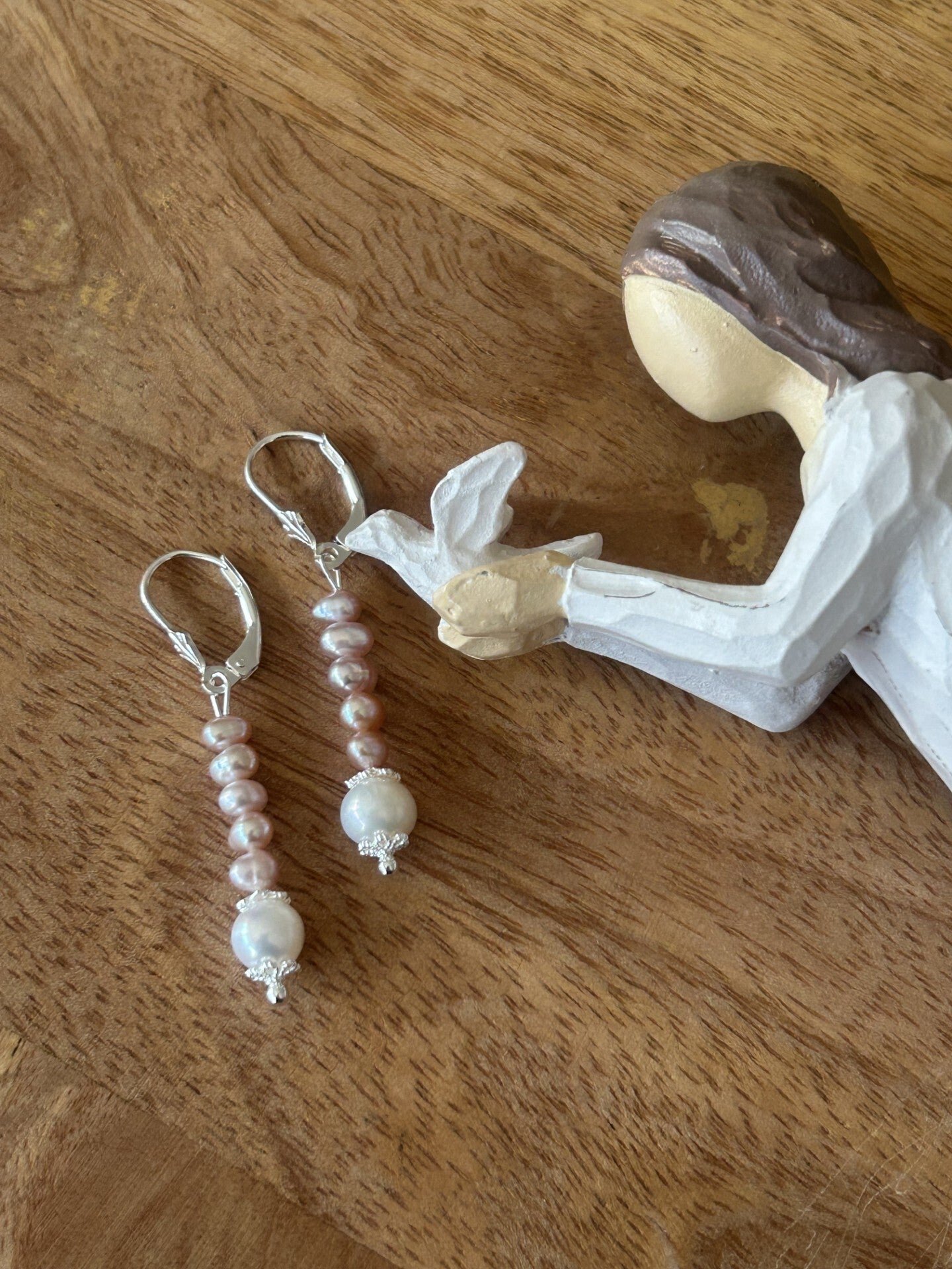 Ohrringe - Süsswasserperle (O548)