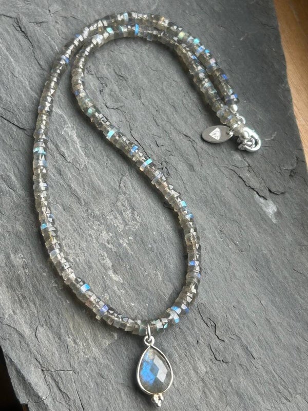 Halskette - Labradorit (H552)