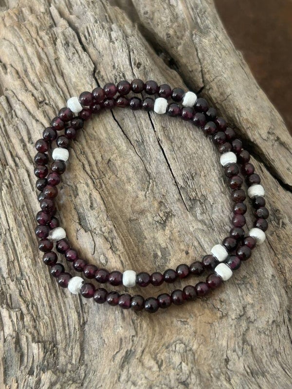 Armband (2-fach) - Granat (A571)