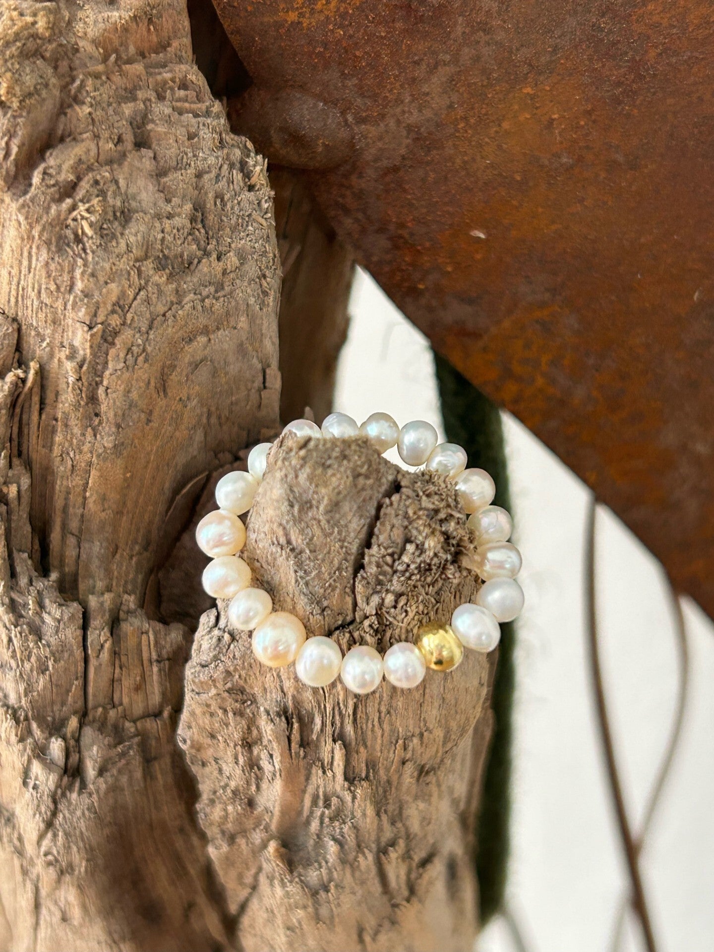 Fingerring - Süsswasserperle (R016)