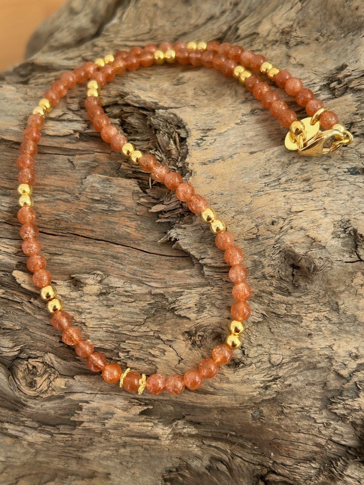 Halskette - Sonnenstein in Top-Qualität (H422)