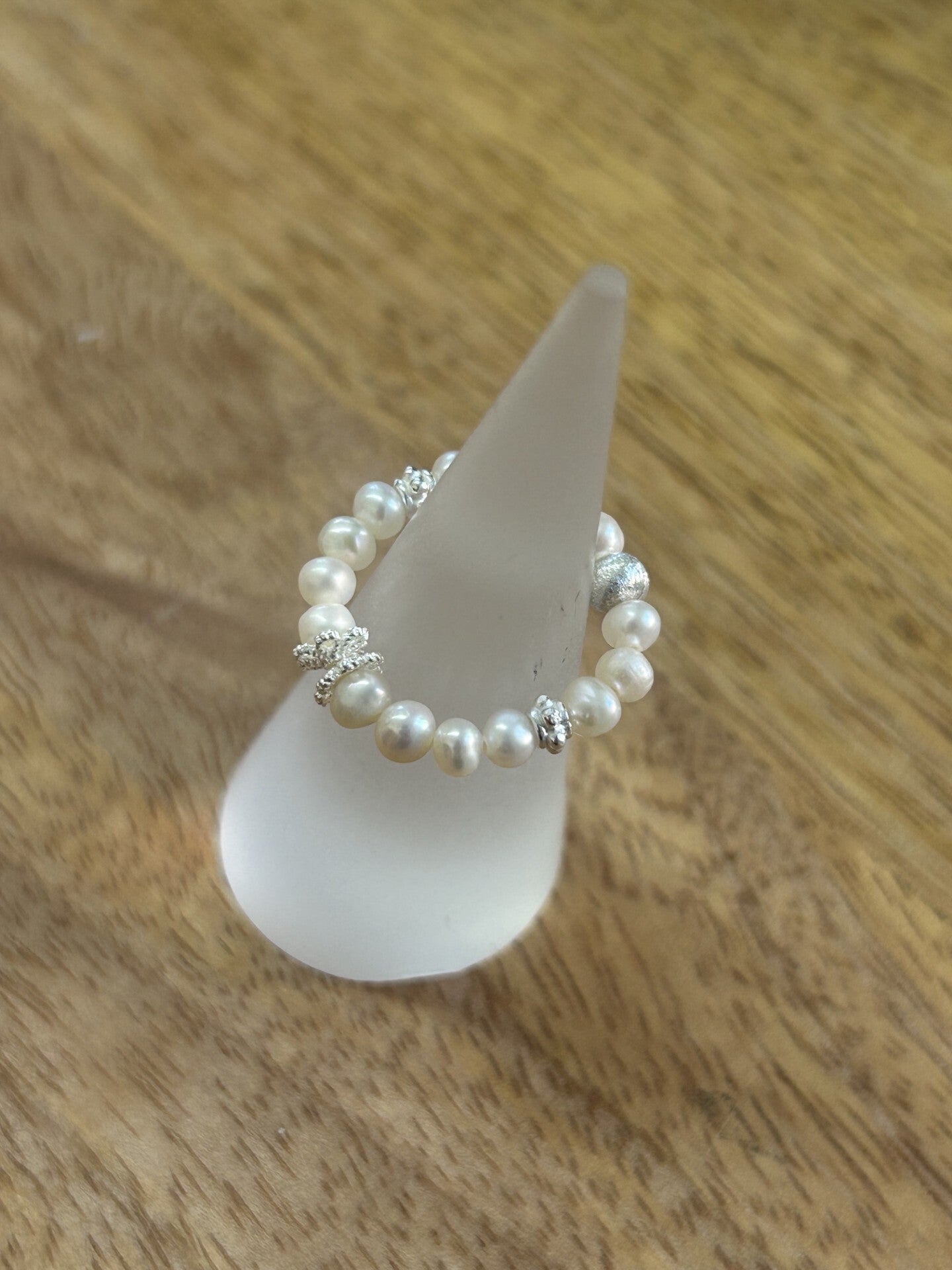 Fingerring - Süsswasserperle (R069)