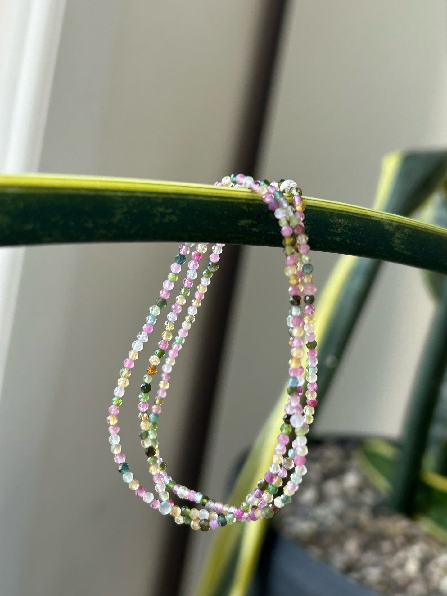 Armband (3-fach) - Turmalin bunt (A495)