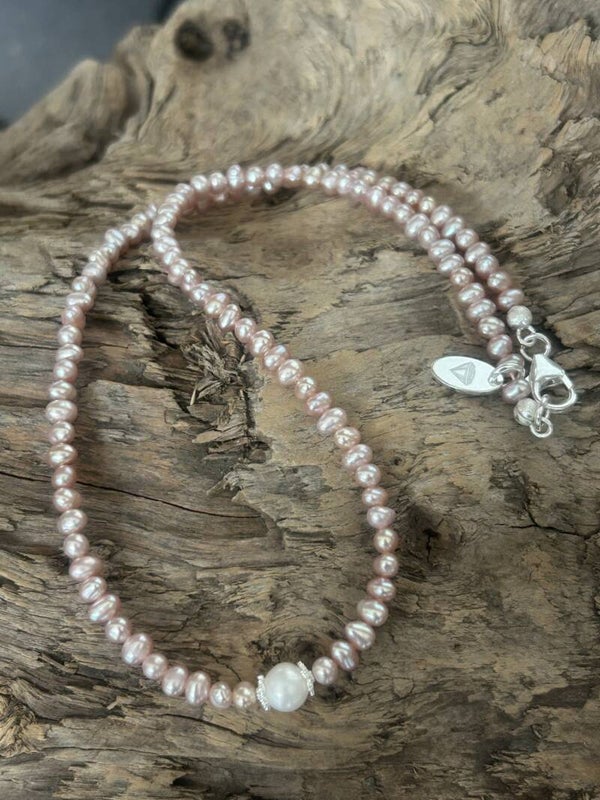 Halskette - Süsswasserperle (H527)