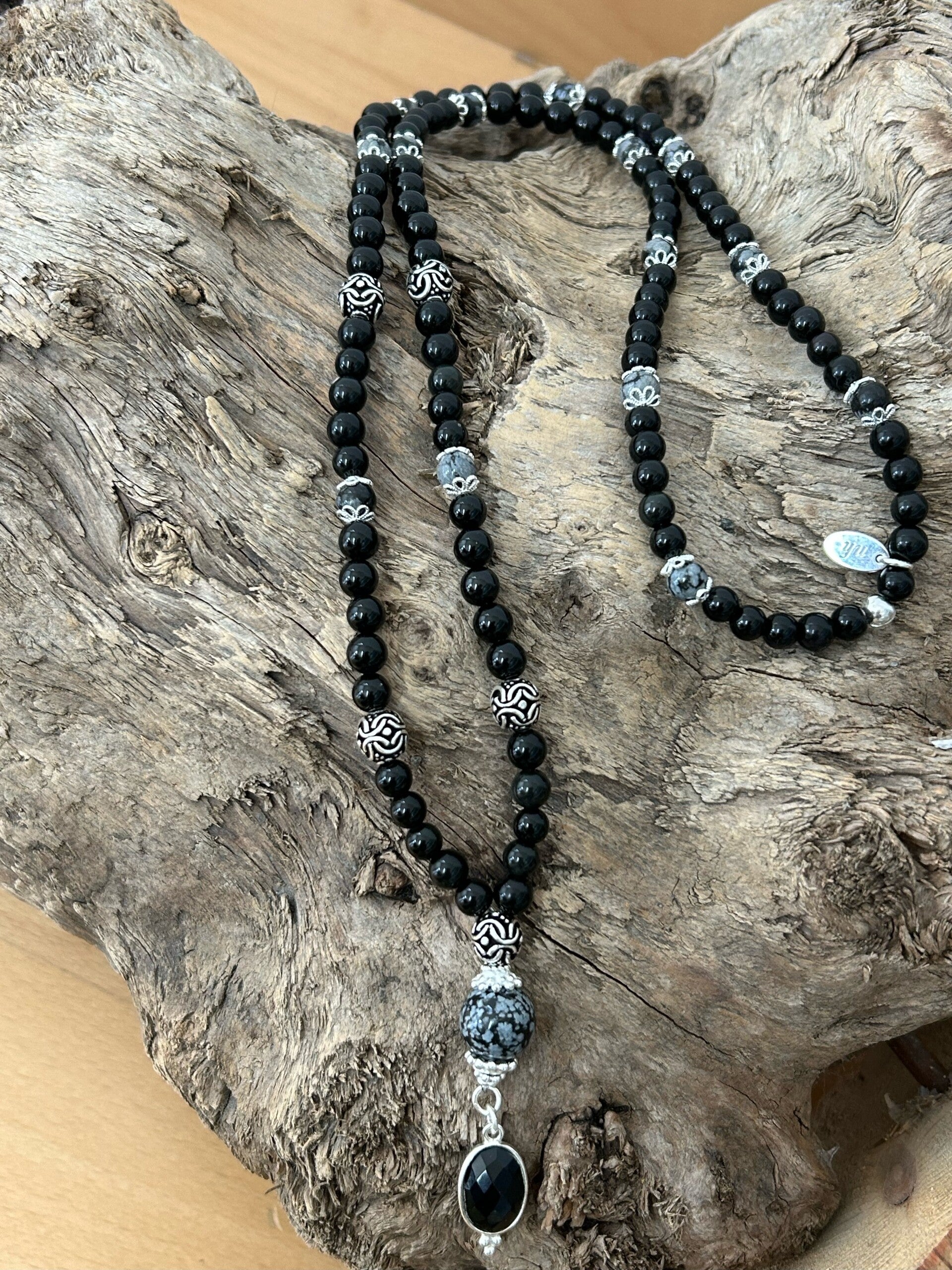 Halskette - Obsidian (H287)