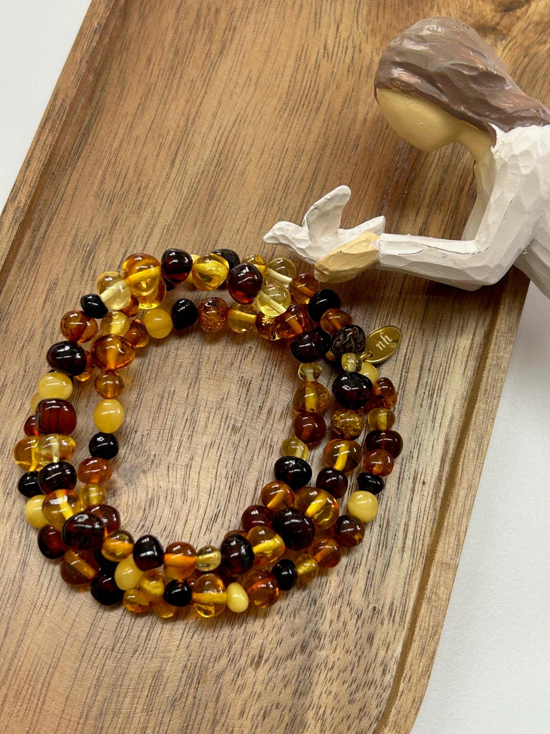 Armband (3-fach) - Bernstein-Mix (A340)