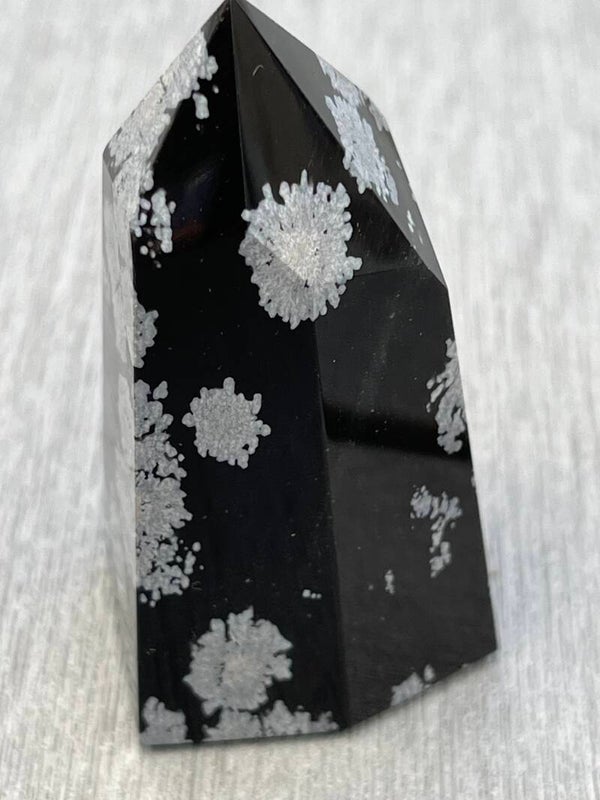 Obsidian-Schneeflocke - Spitze (Z014)