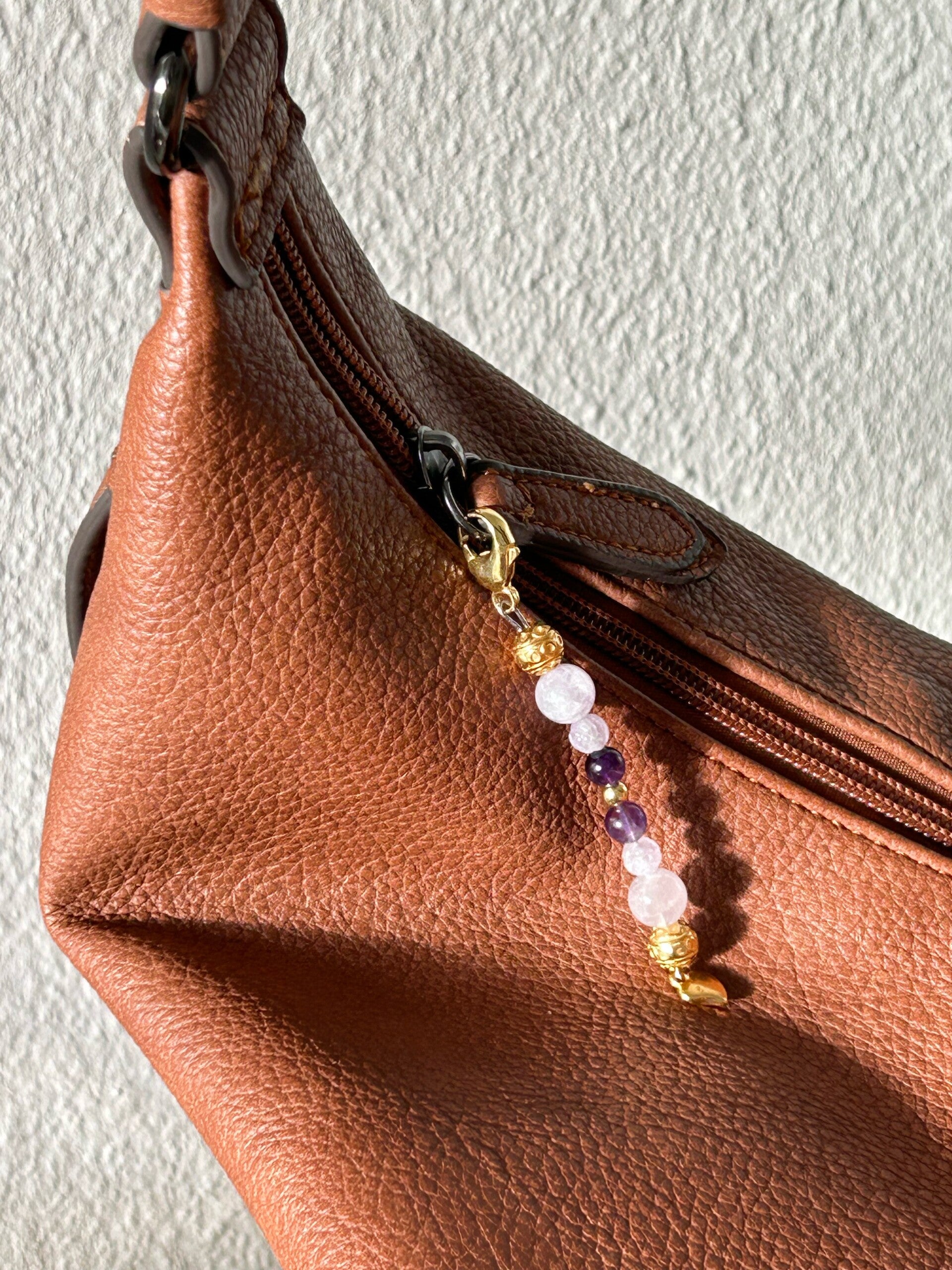 Glücksbringer - Amethyst Herz (V007)