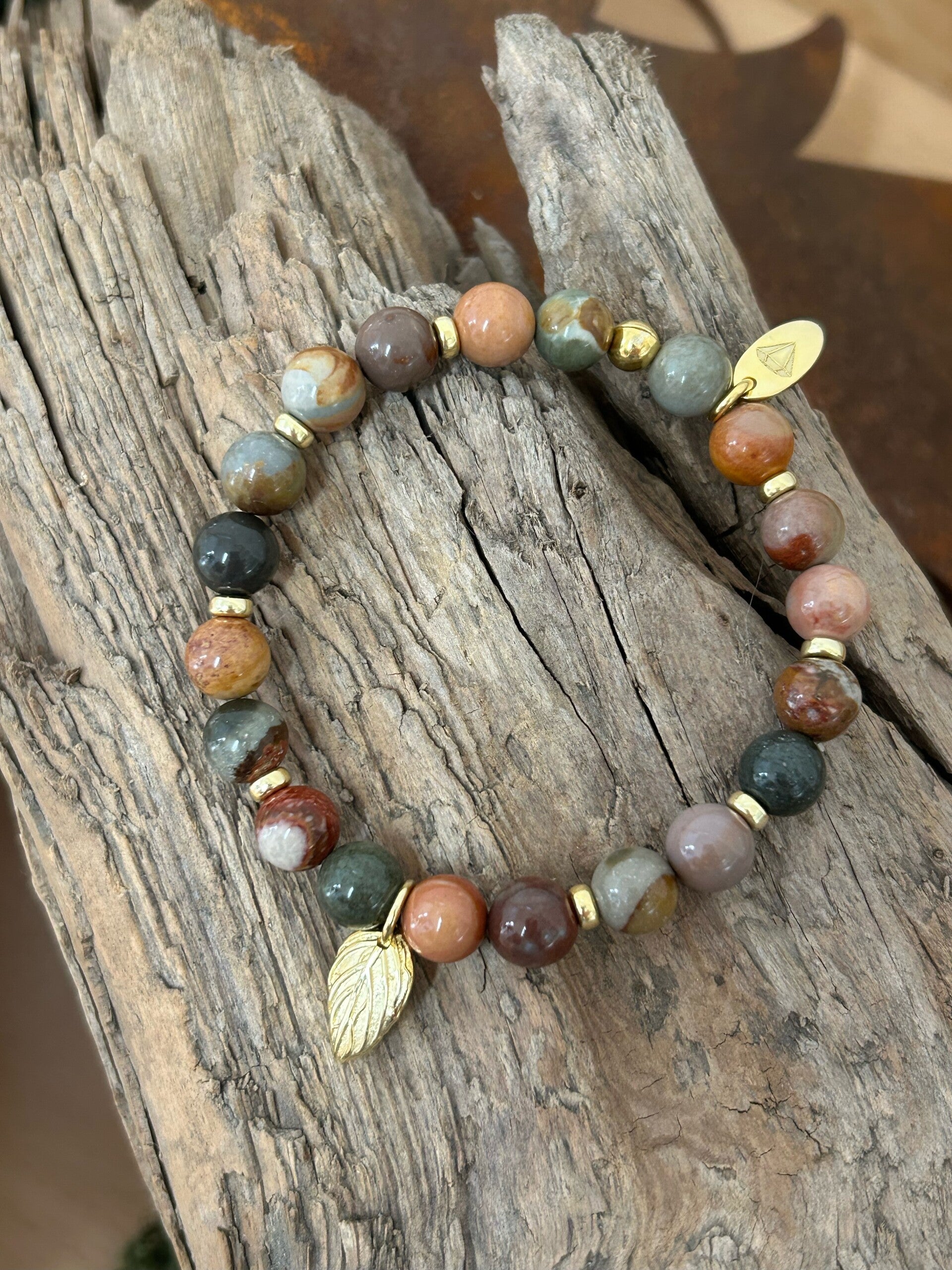 Armband - Polychrom-Jaspis (A443)