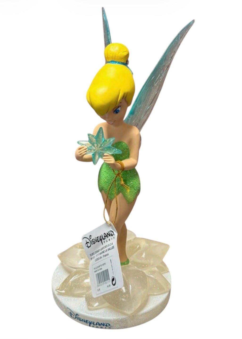 Tinker Bell '25th Anniversary Figurine Green' - Disneyland Paris