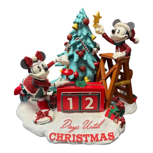 Mickey & Minnie Mouse 'Christmas Tree Countdown Calendar' - Disneyland Paris