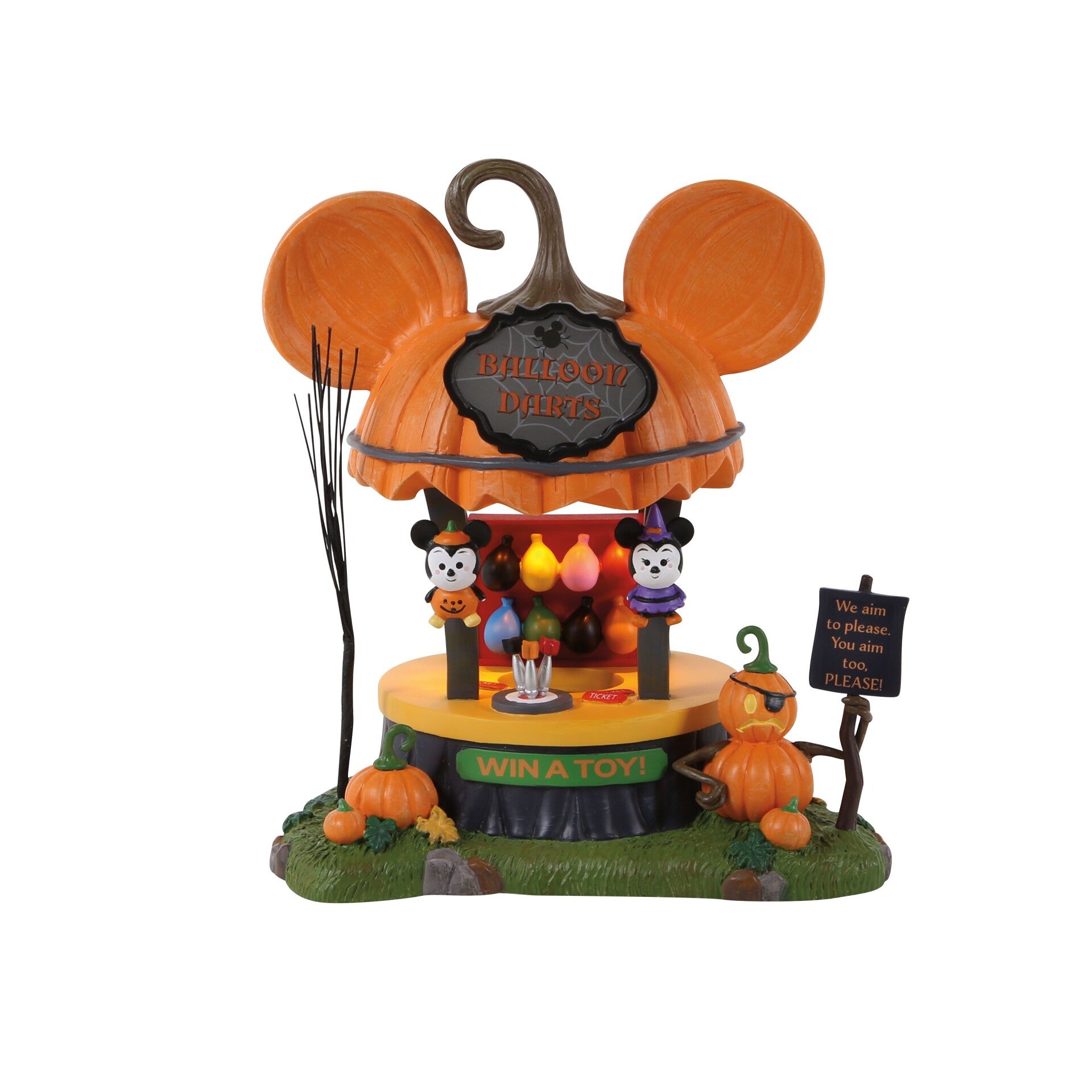 Mickey & Minnie Mouse 'Halloween Village Balloon Dart Game'  - 6018443
