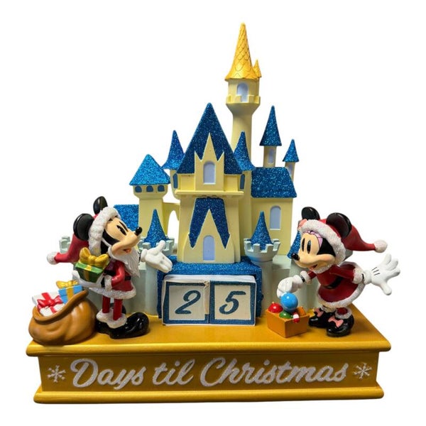Mickey & Minnie Mouse 'Castle Christmas Countdown Calendar' - Disneyland Paris