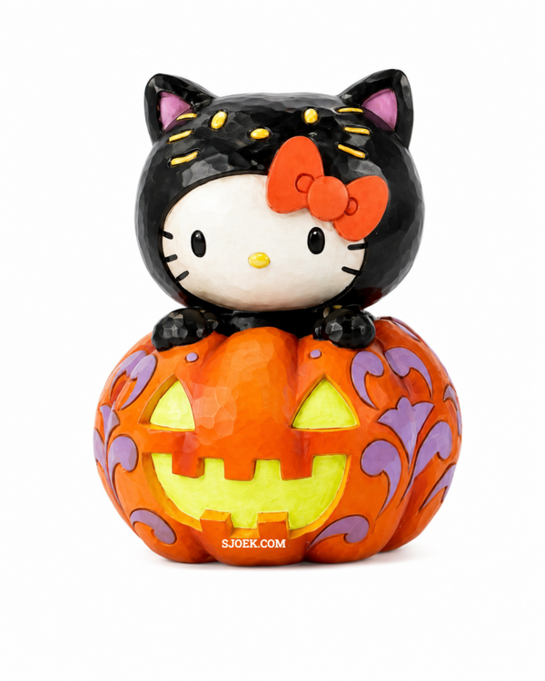 Hello Kitty Big Fig 'Jack-O-Lantern Statue'