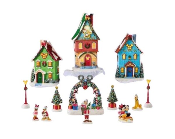 Disney - Christmas Village with Lights and Music