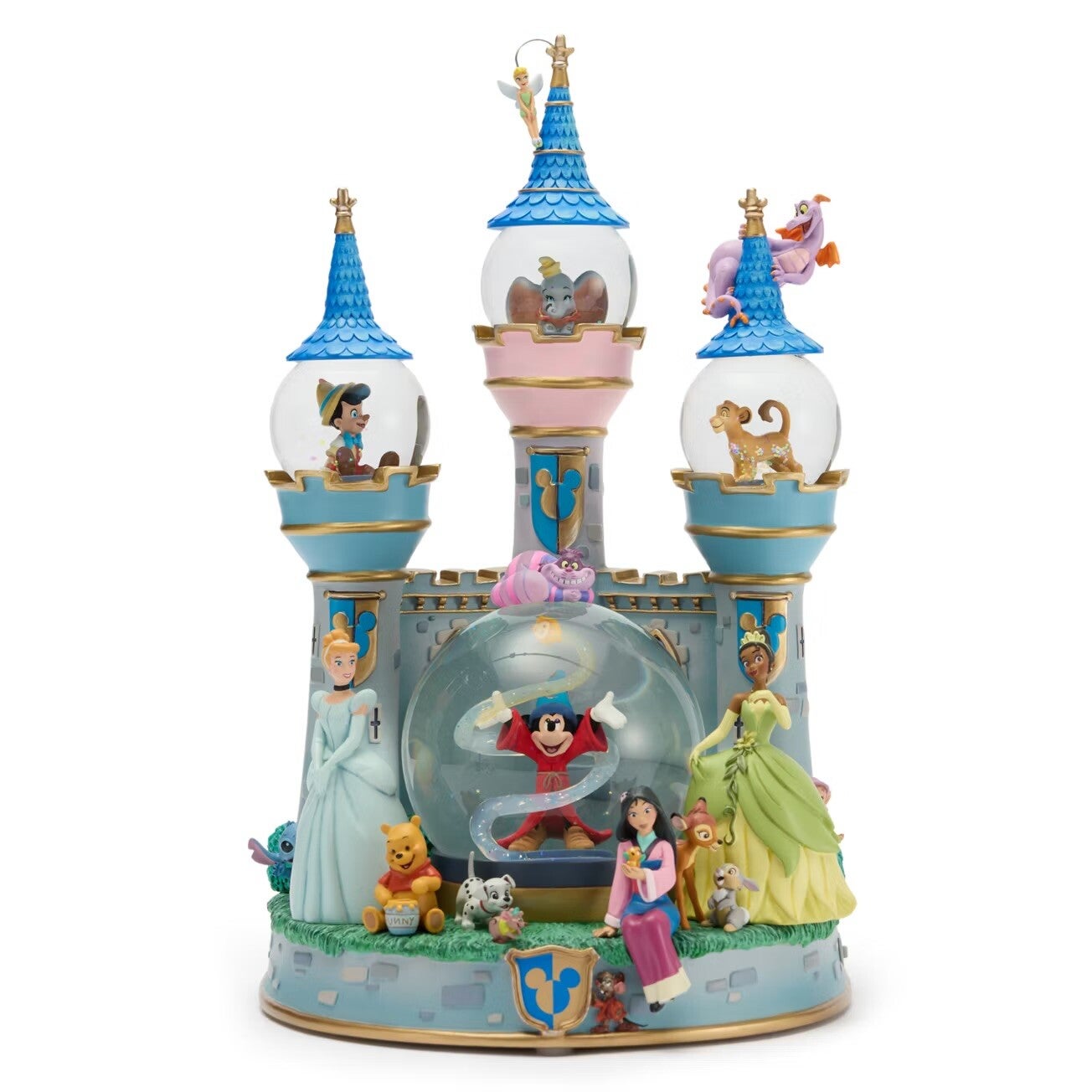 Disney Snow globe Musical Castle Light-Up