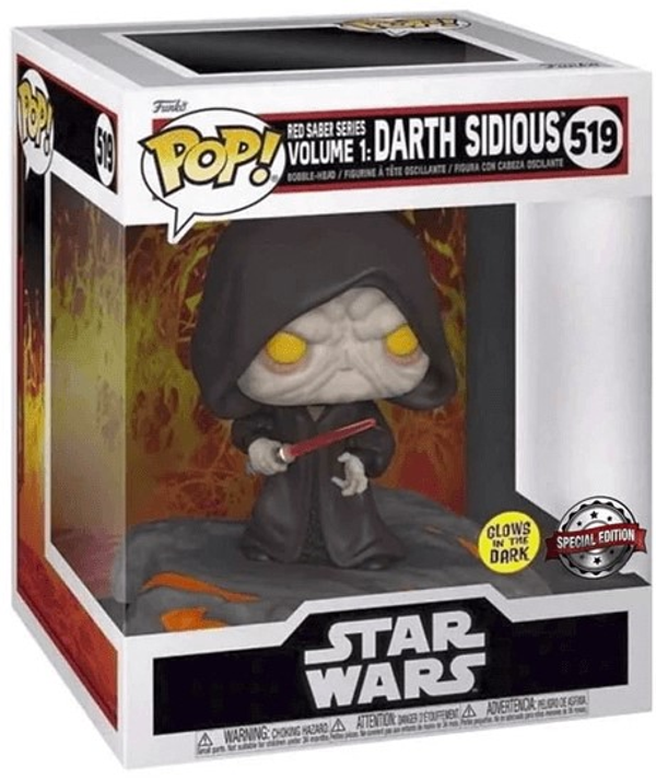 Funko Pop! Darth Sidious (Red Saber Series) - 519