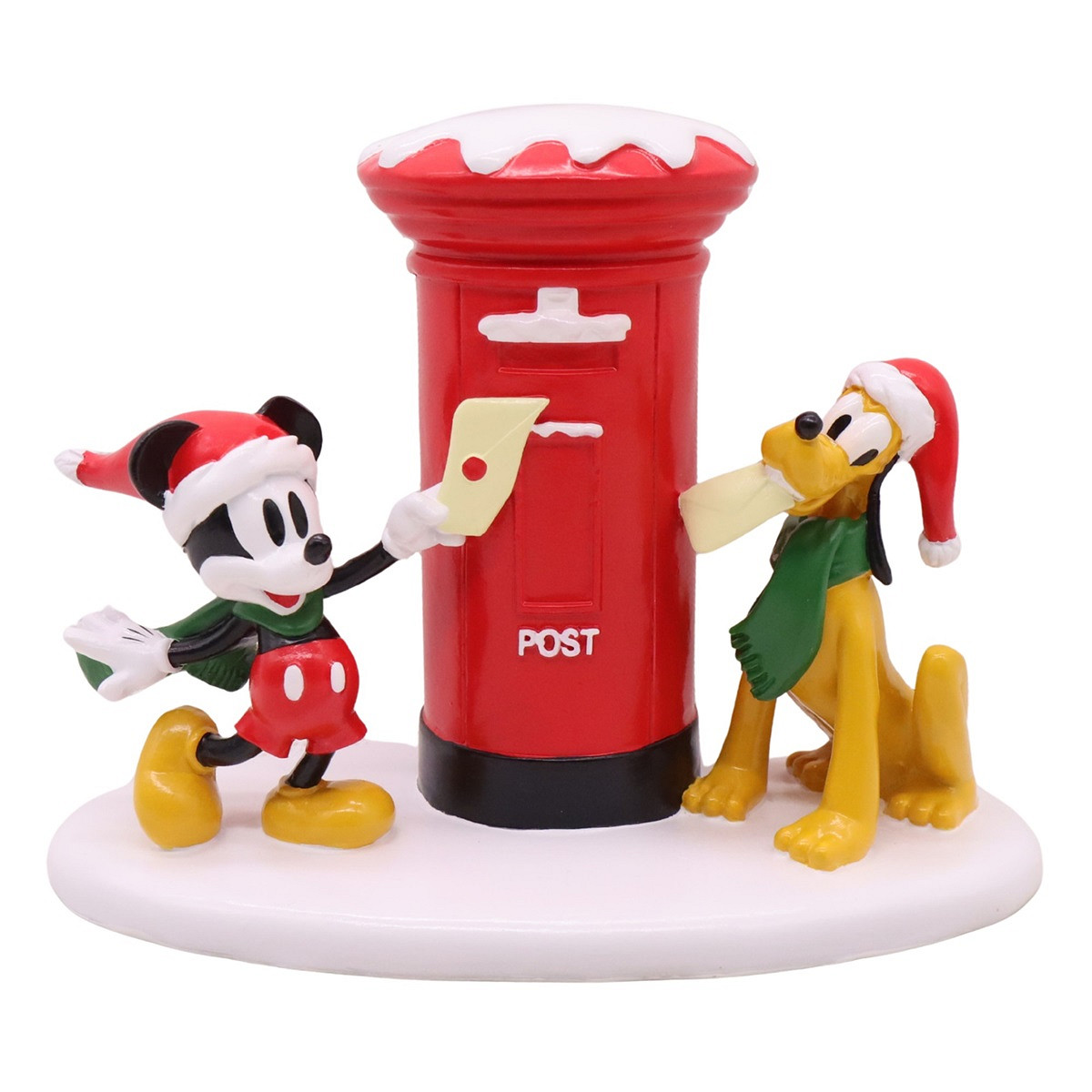 Mickey Mouse & Pluto 'Christmas Village Mailbox' - DN26392